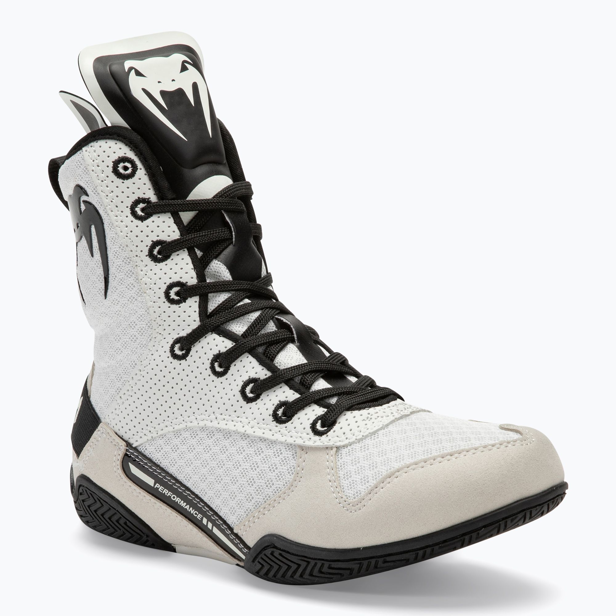 Buty bokserskie Venum Elite Boxing white/black 