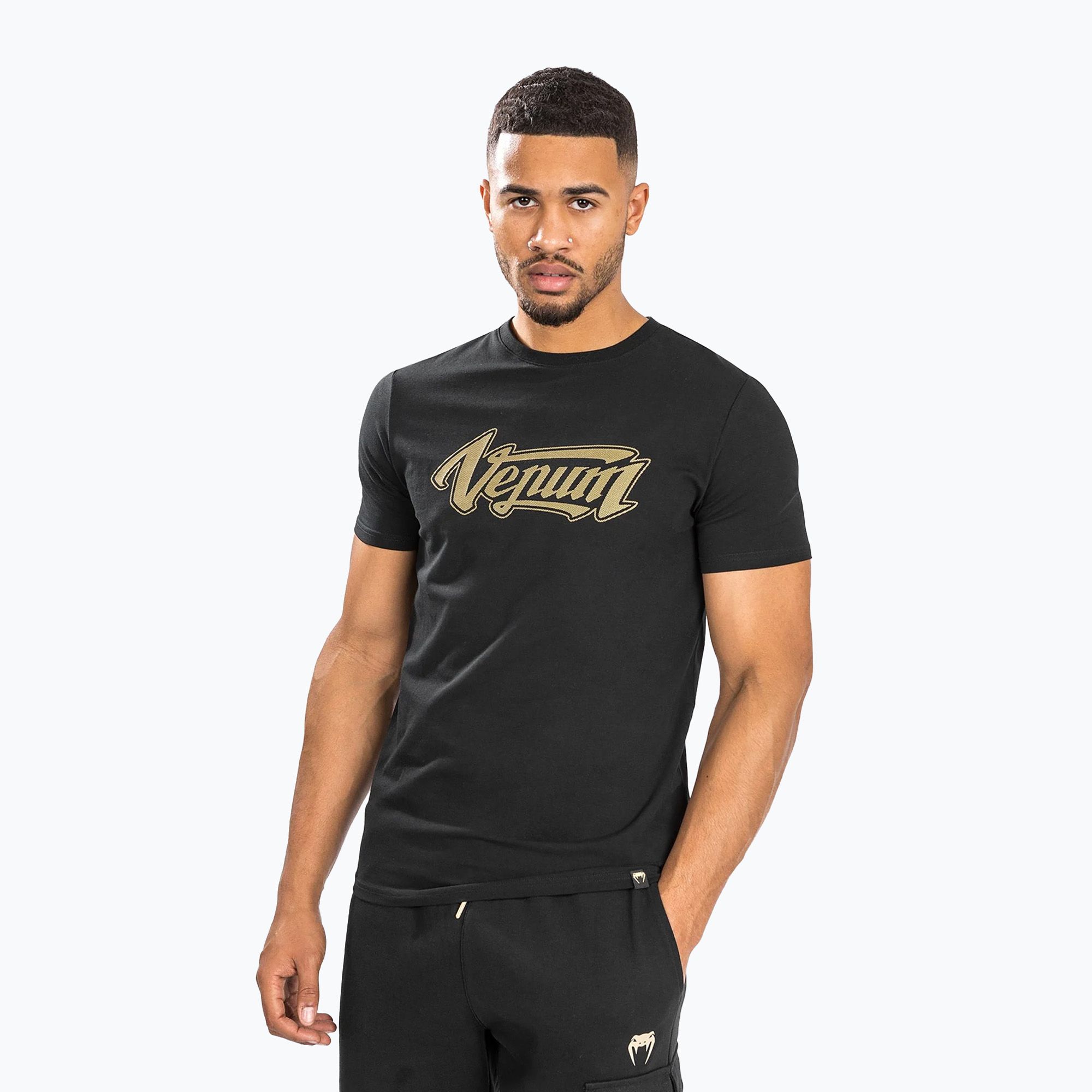 Koszulka męska Venum Absolute 2.0 Adjusted Fit black/gold 
