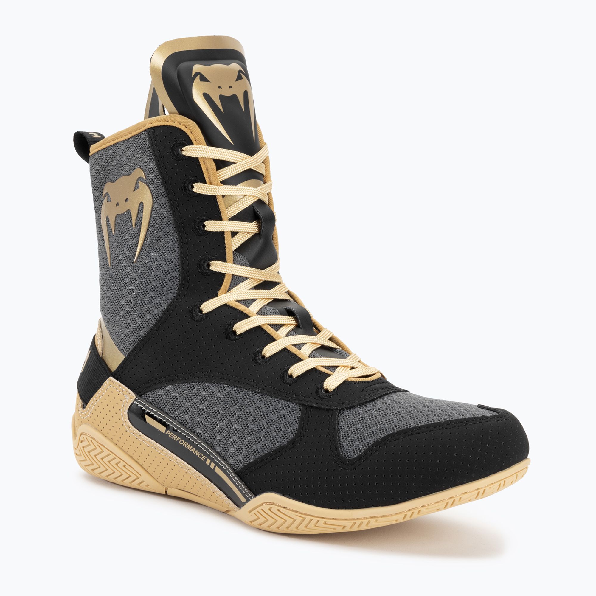 Buty bokserskie Venum Elite Boxing black/beige 