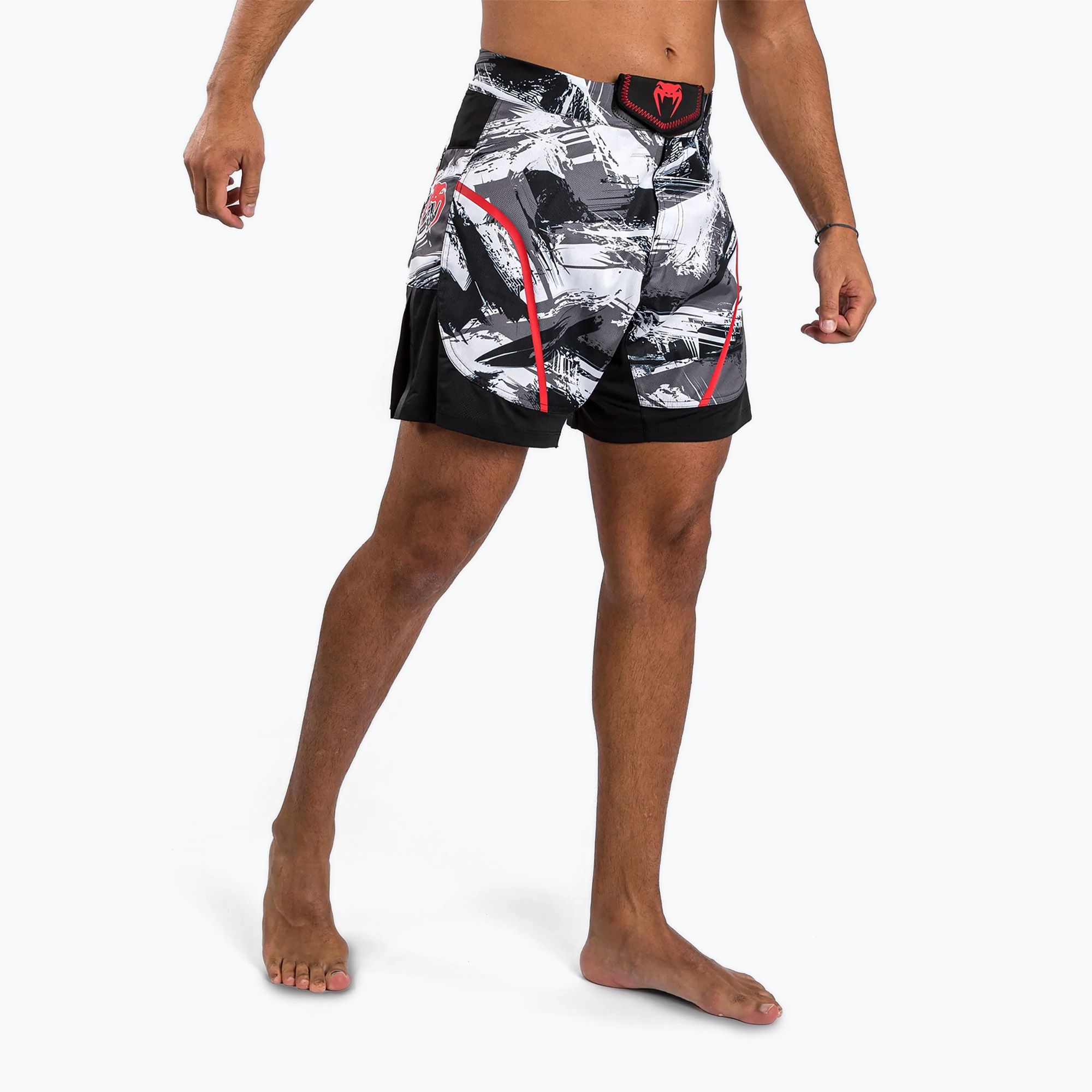 Spodenki męskie Venum Electron 3.0 grey/red 