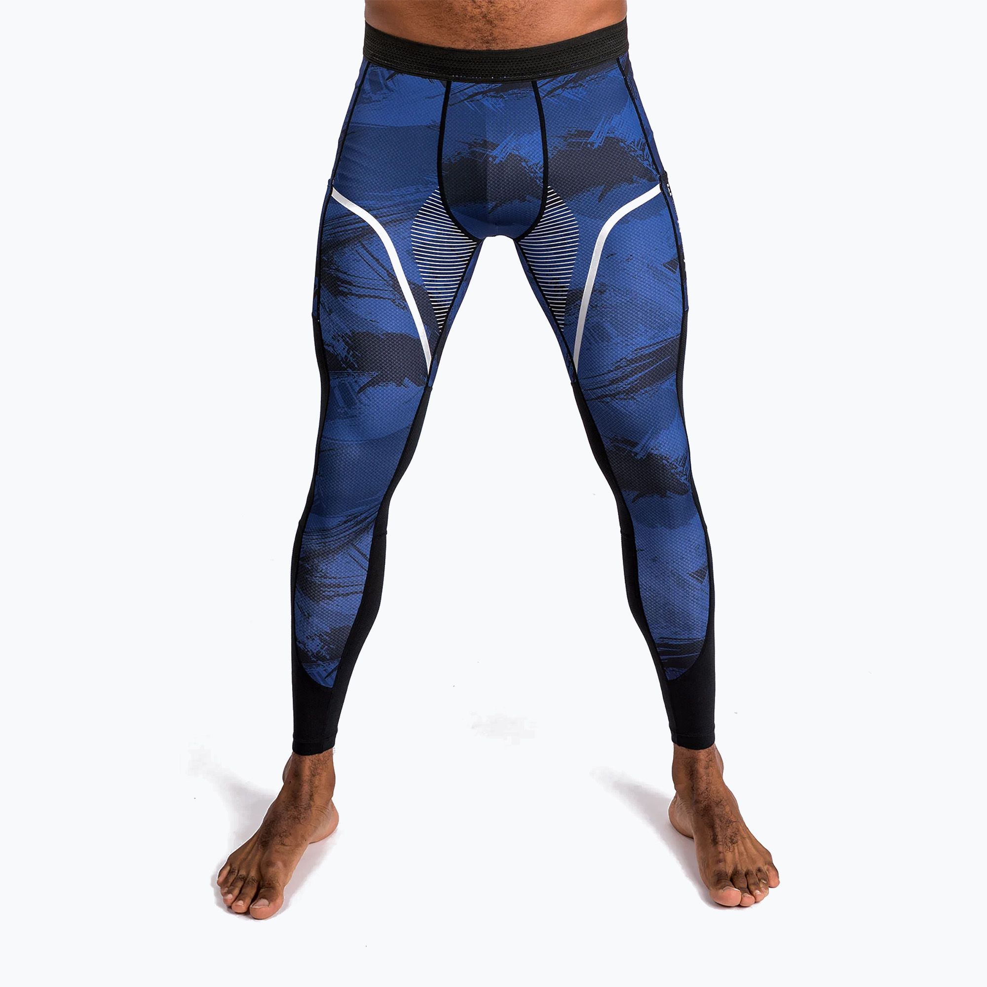 Legginsy męskie Venum Electron 3.0 Spats navy 