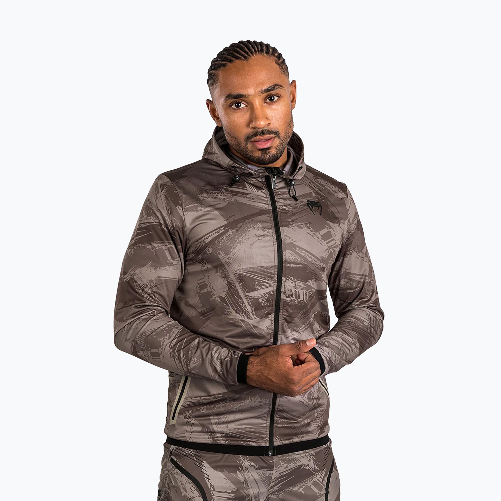 Bluza męska Venum Electron 3.0 Hoodie sand 