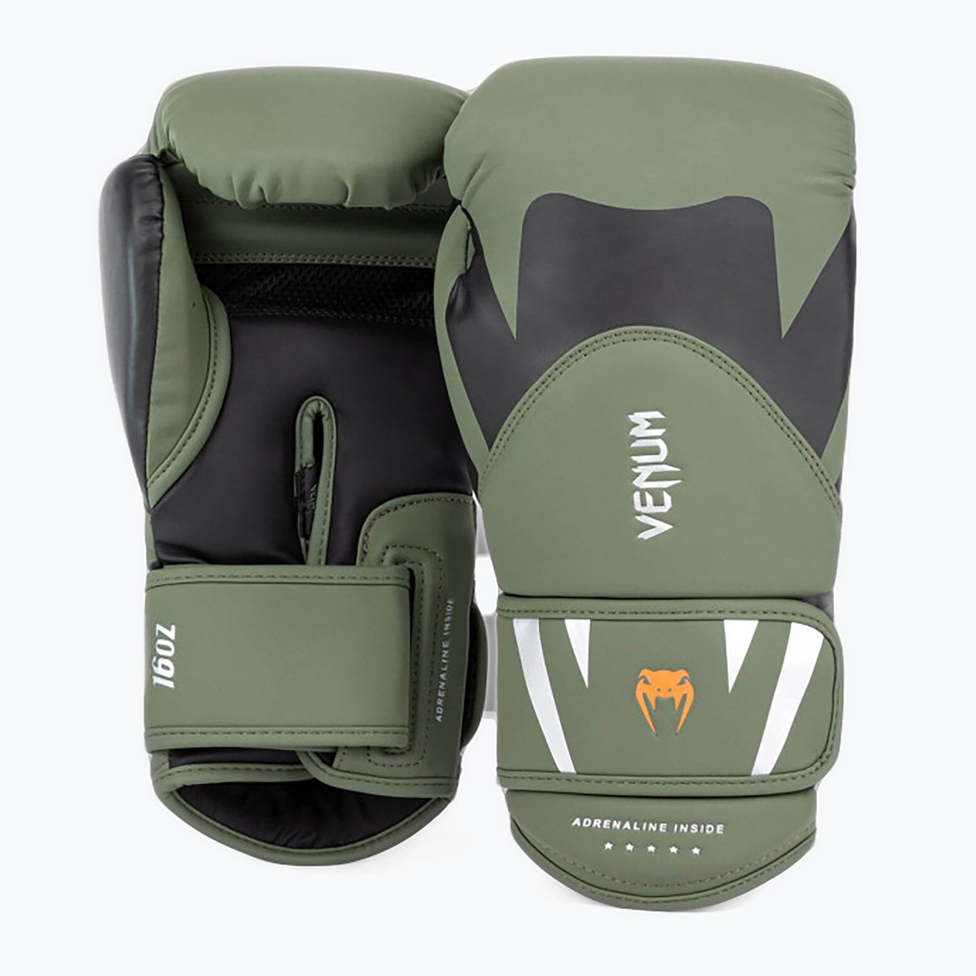 Rękawice bokserskie męskie Venum Challenger 4.0 black/khaki 