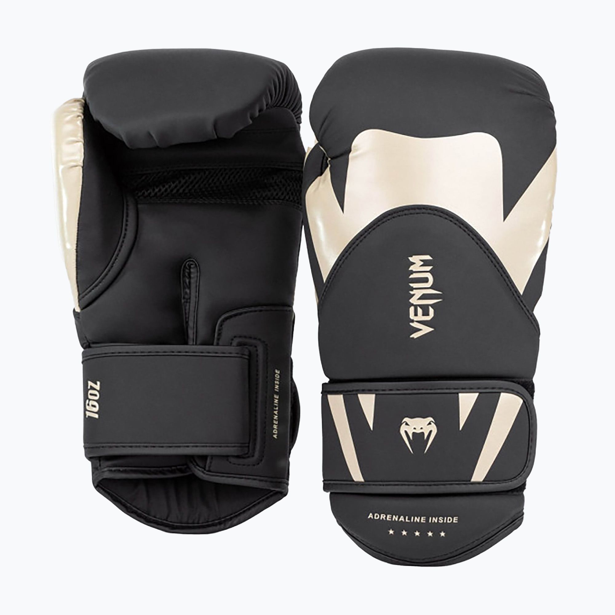 Rękawice bokserskie męskie Venum Challenger 4.0 black/beige 
