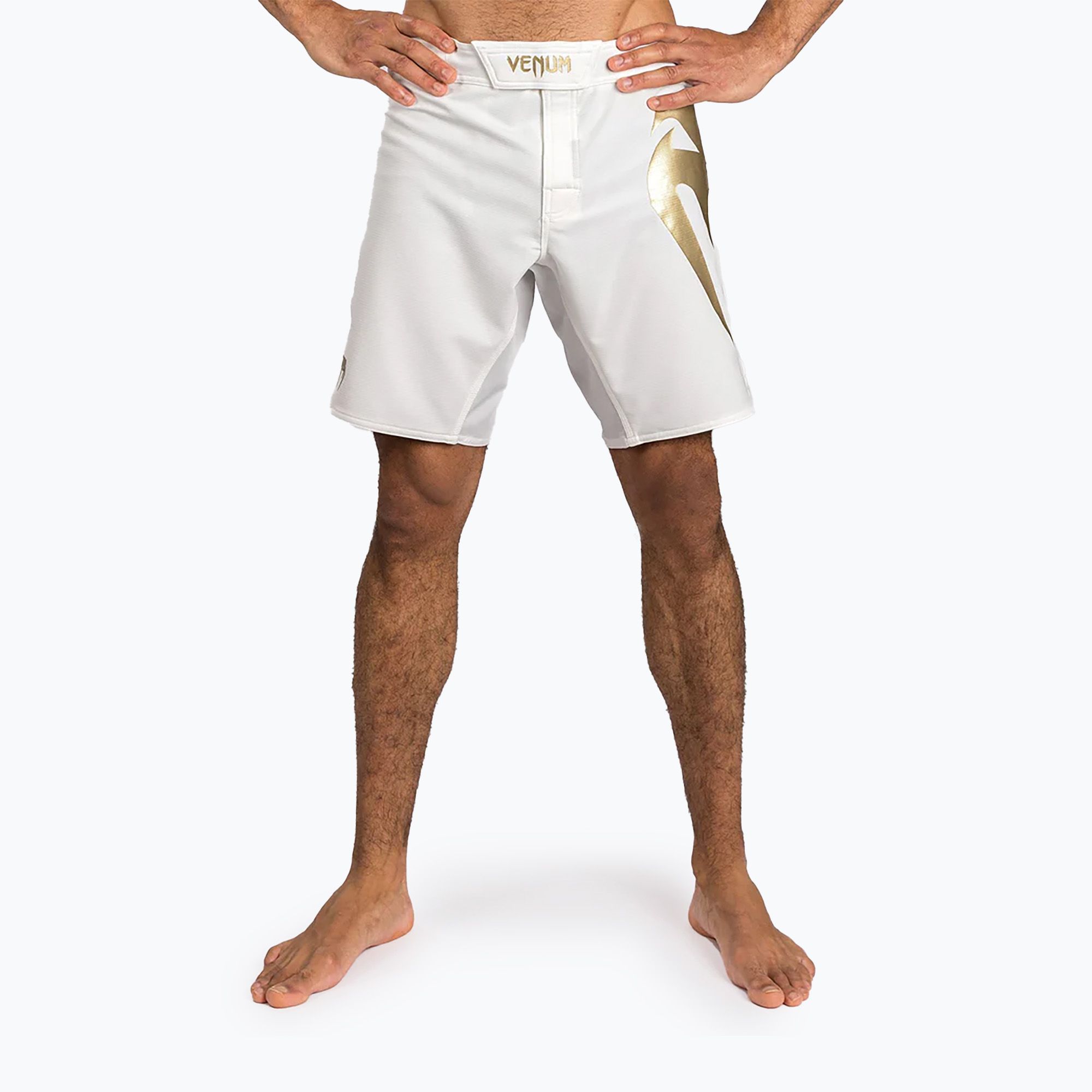Spodenki treningowe męskie Venum Light 5.0 white/gold 