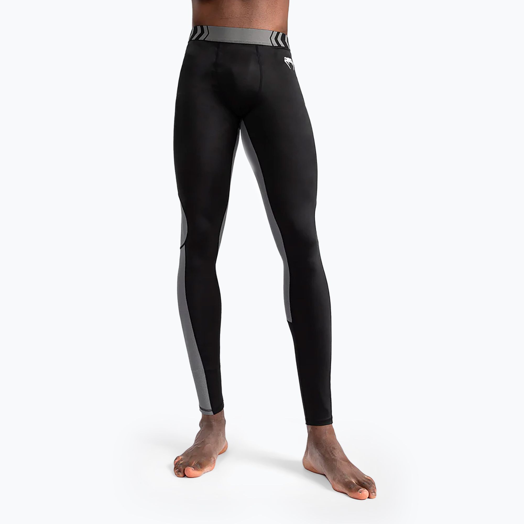 Legginsy treningowe męskie Venum Tempest Spats black/ grey 