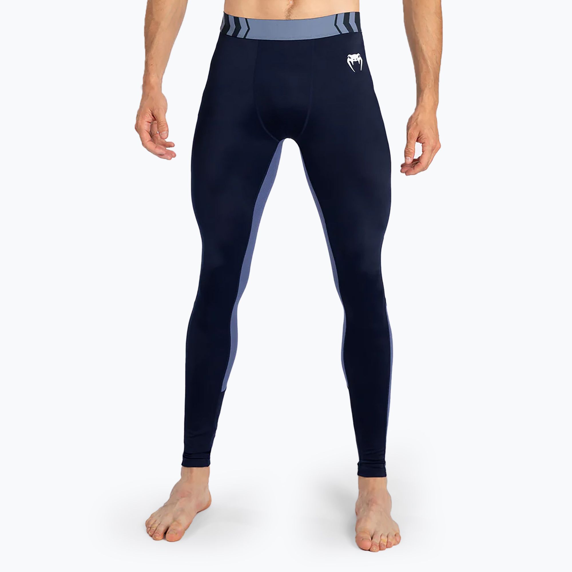 Legginsy treningowe męskie Venum Tempest Spats navy blue 