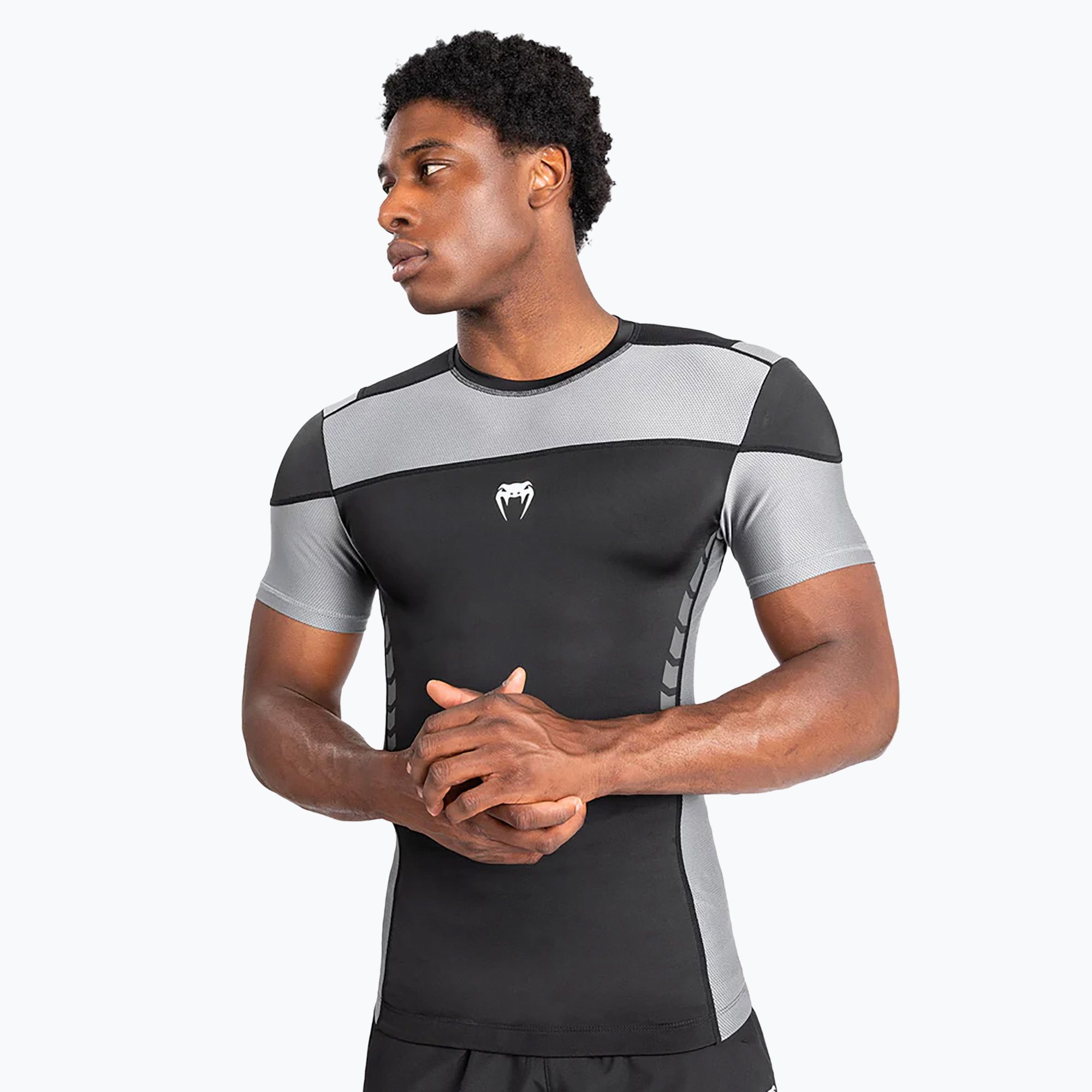 Rashguard męski Venum Tempest Rashguard black/ grey 