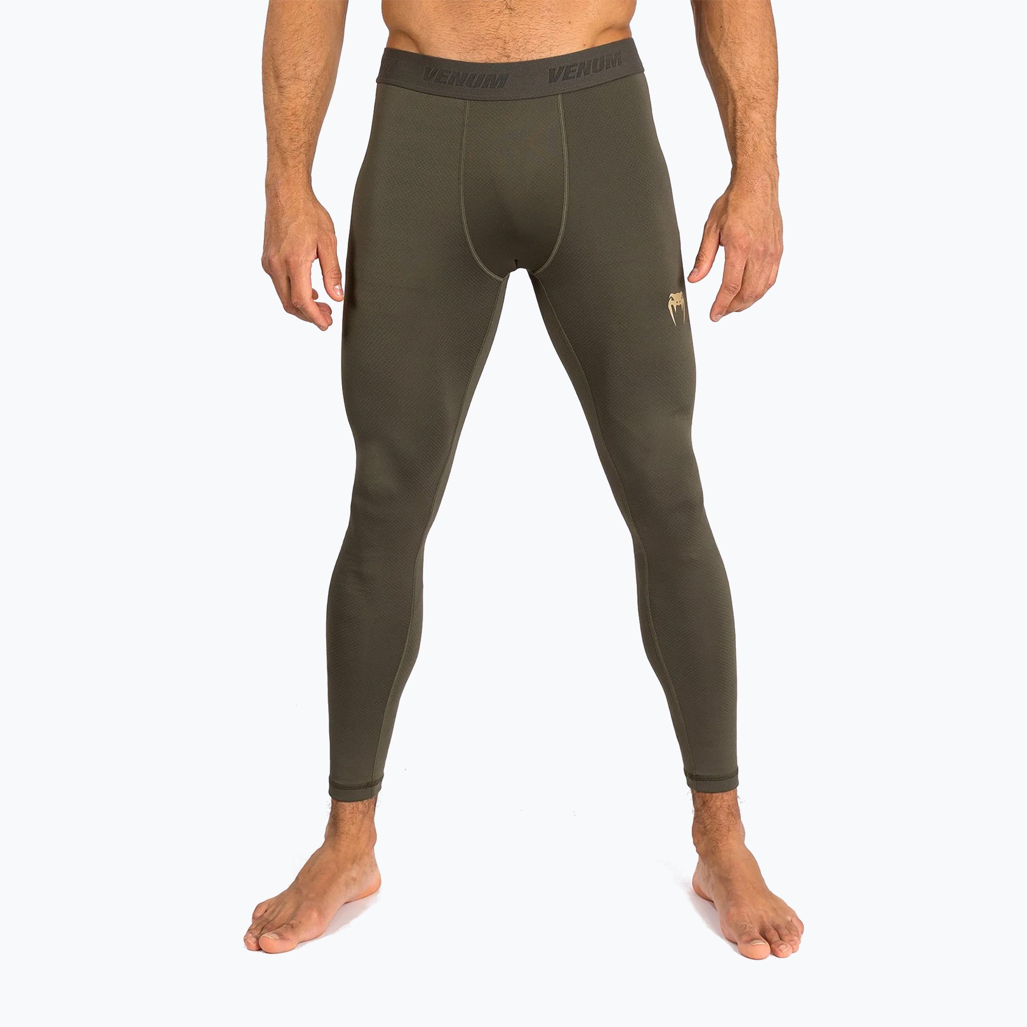 Legginsy treningowe męskie Venum Contender khaki 