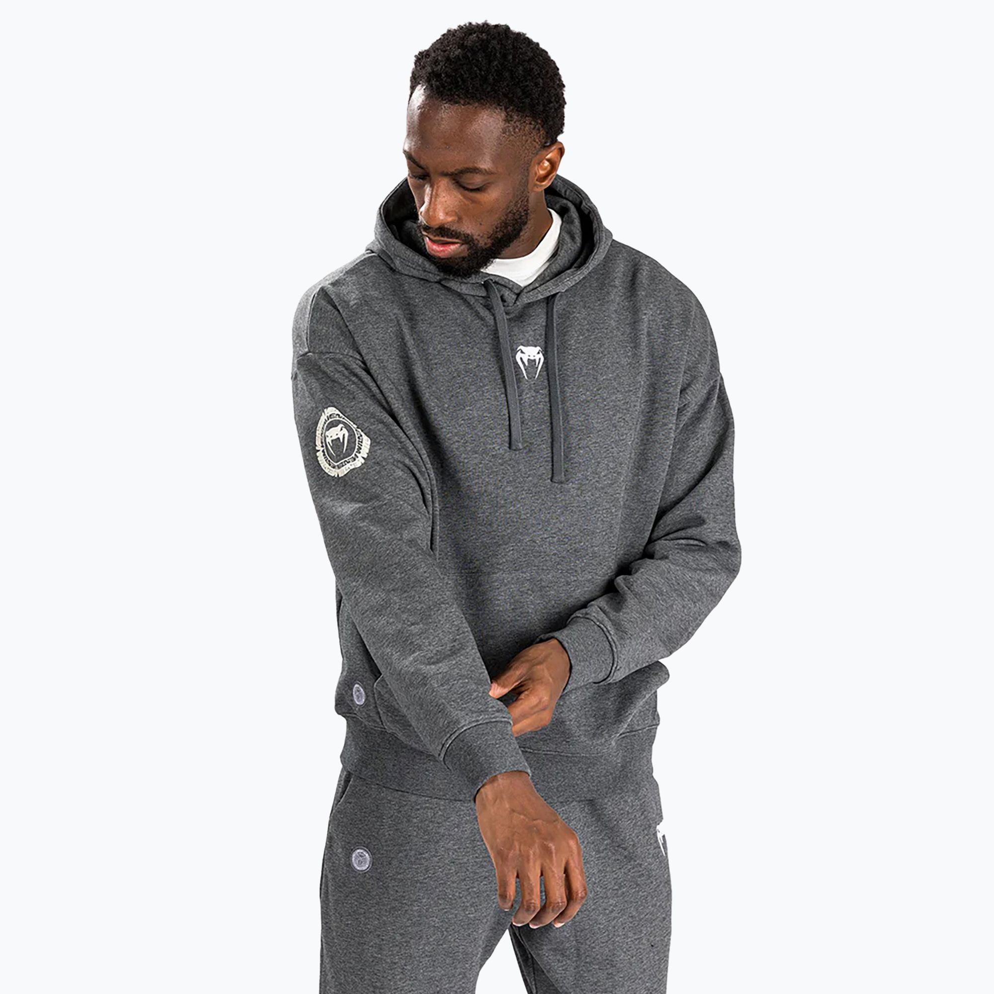 Bluza męska Venum Vortex XL Lite Hoodie dark heather grey 