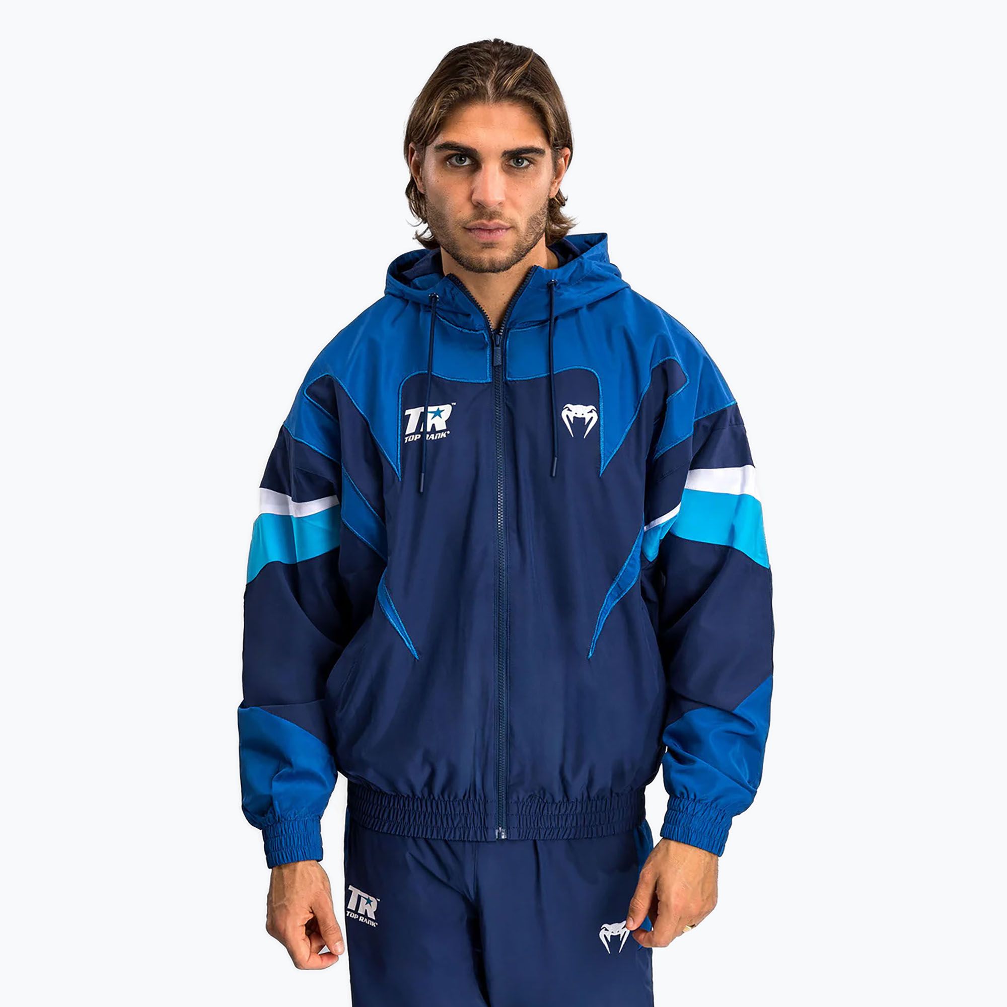 Bluza męska Venum X Top Rank Original Men'S Hooded Tracksuit Jacket navy blue 
