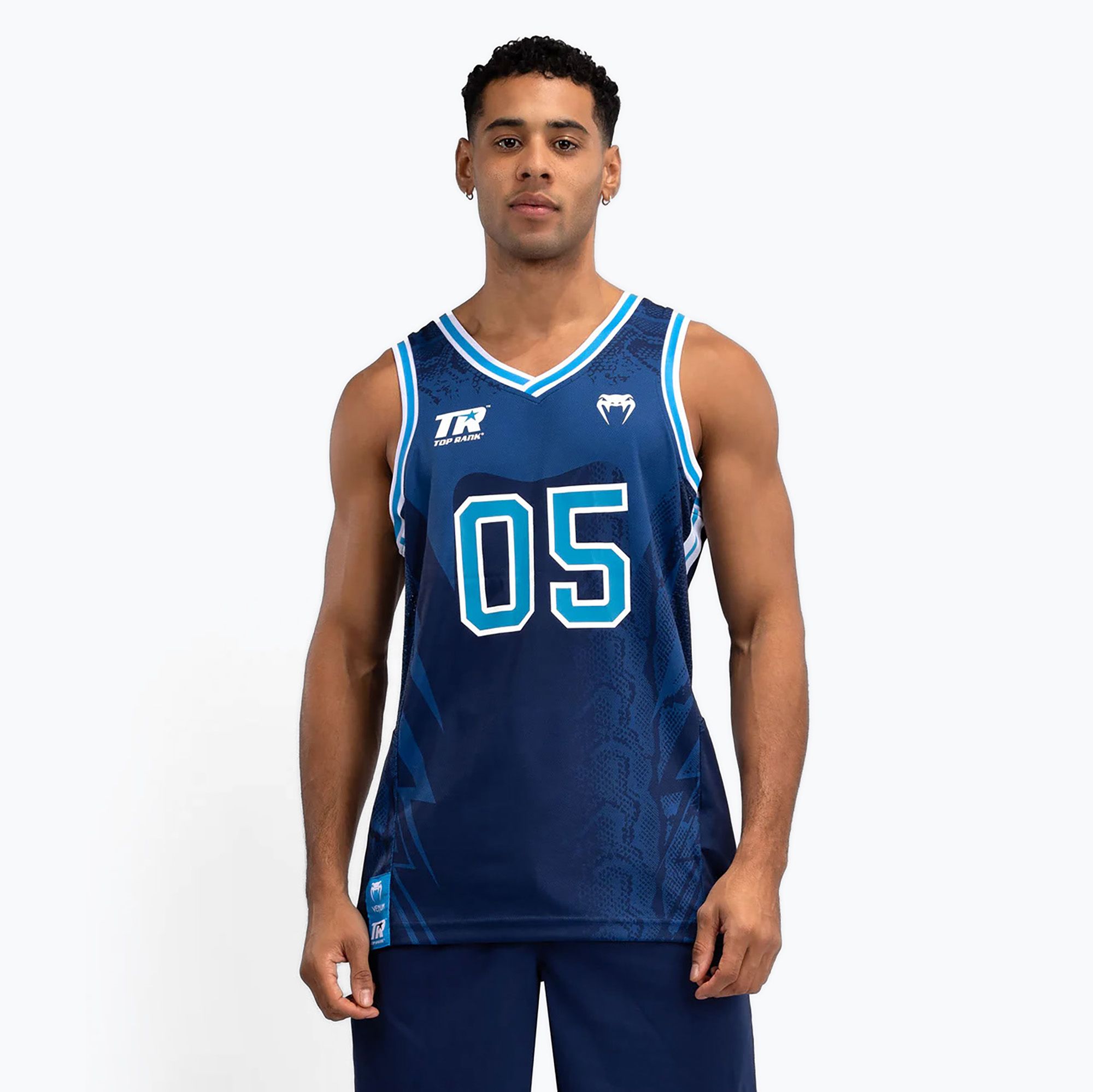 Koszulka koszykarska męska Venum X Top Rank Original Men'S Basketball Jersey navy blue 