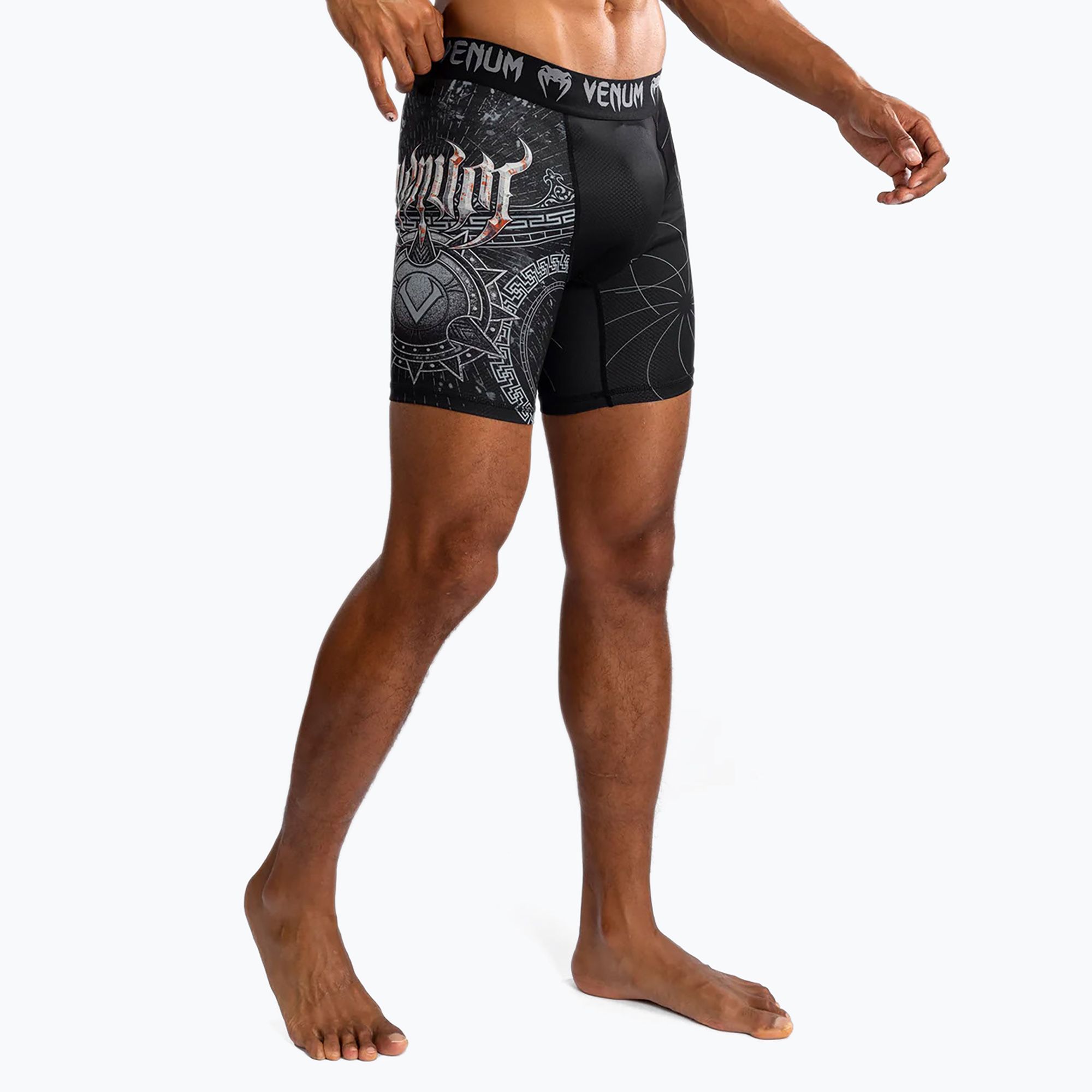 Spodenki treningowe męskie Venum Gladiator 5.0 Men'S Vale Tudo Shorts black/silver 