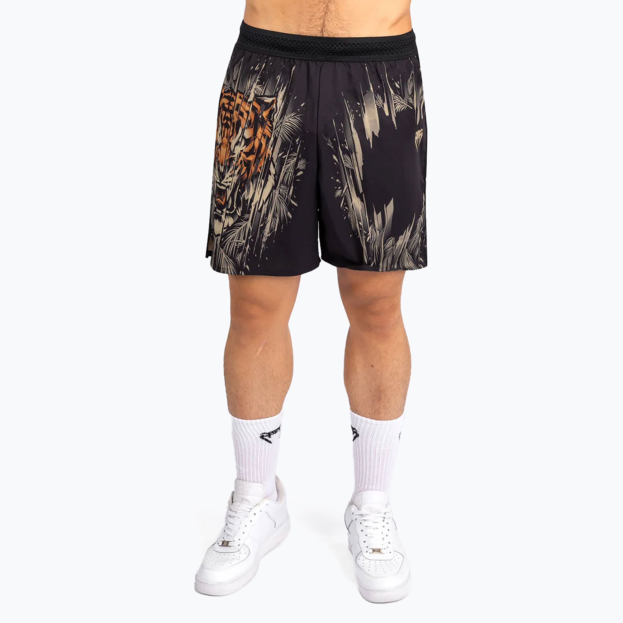 Spodenki treningowe męskie Venum Tiger Men'S Training Shorts black/neon orange 