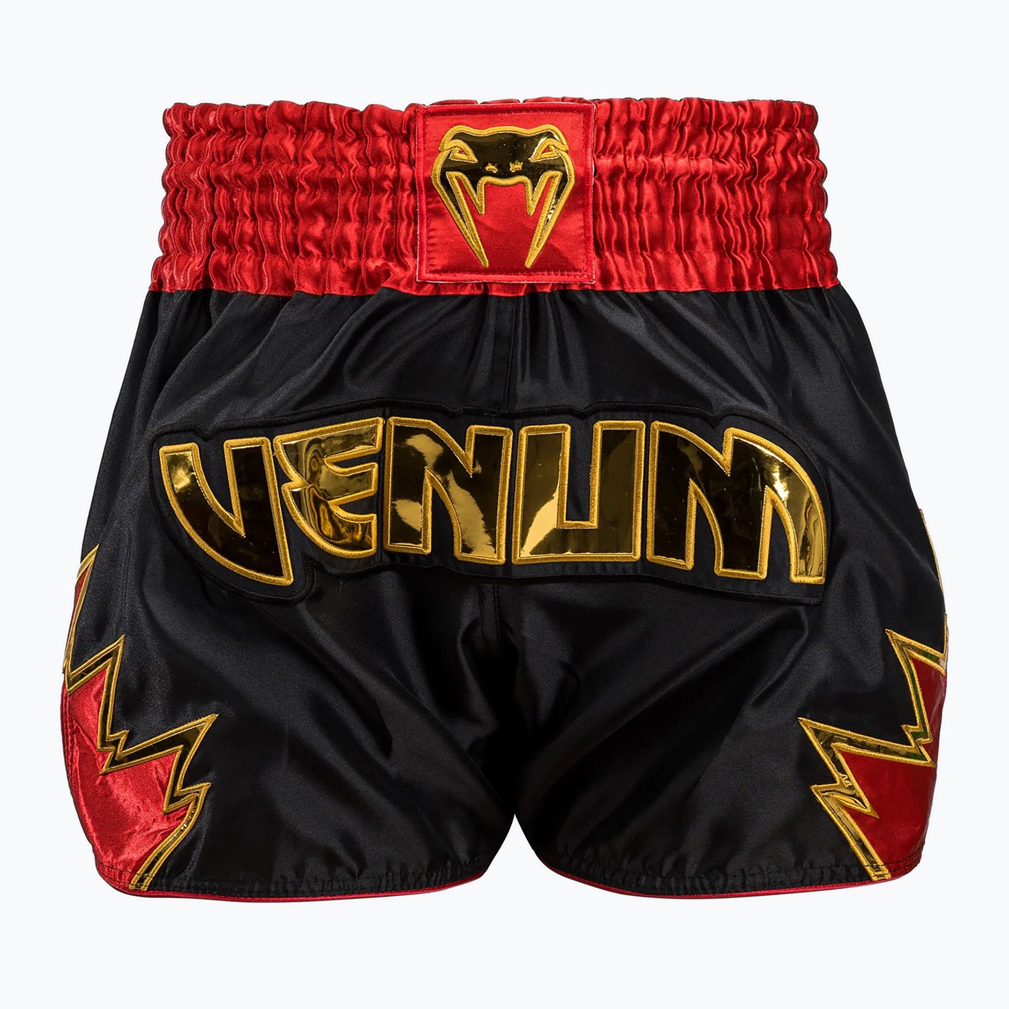 Spodenki treningowe męskie Venum Inferno Muay Thai black/gold/red 