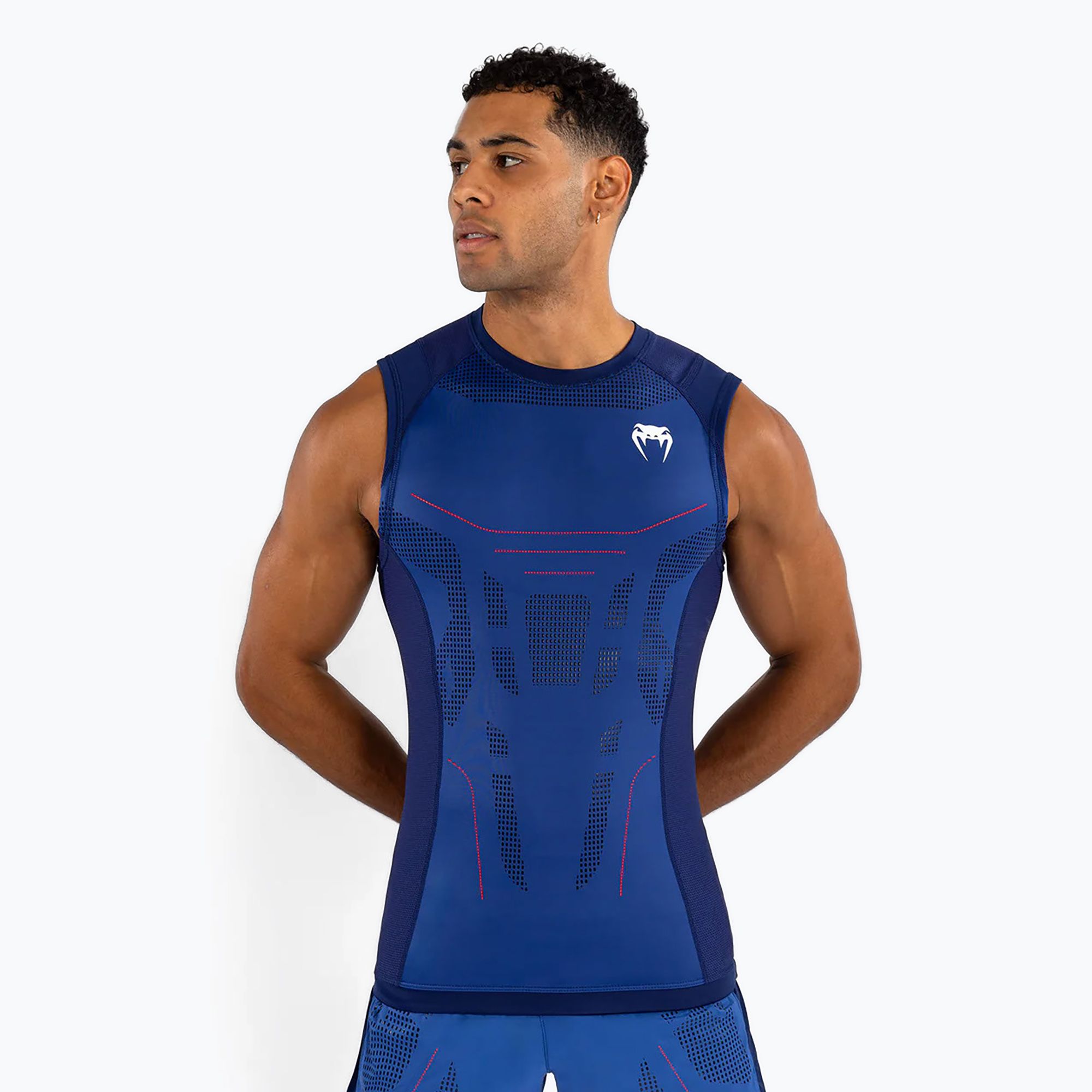 Koszulka męska Venum Technical 3.0 Sleeveless Rashguard night blue 