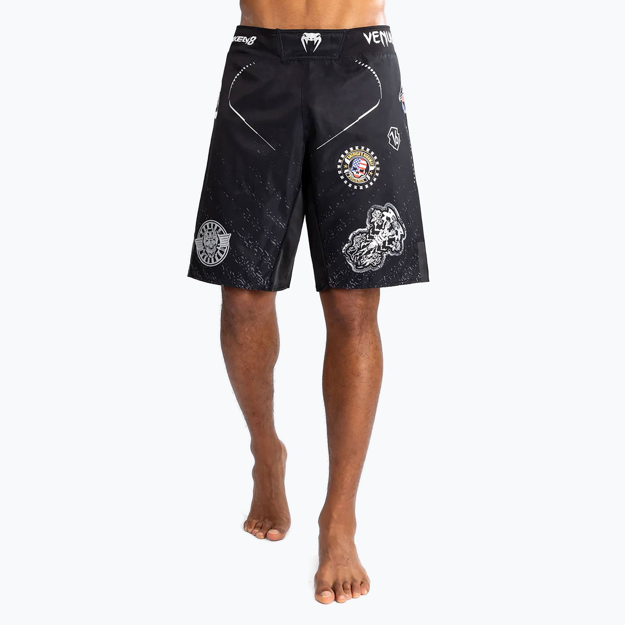 Spodenki treningowe męskie Venum X Tekken 8 - Paul Phoenix Fight Shorts black 