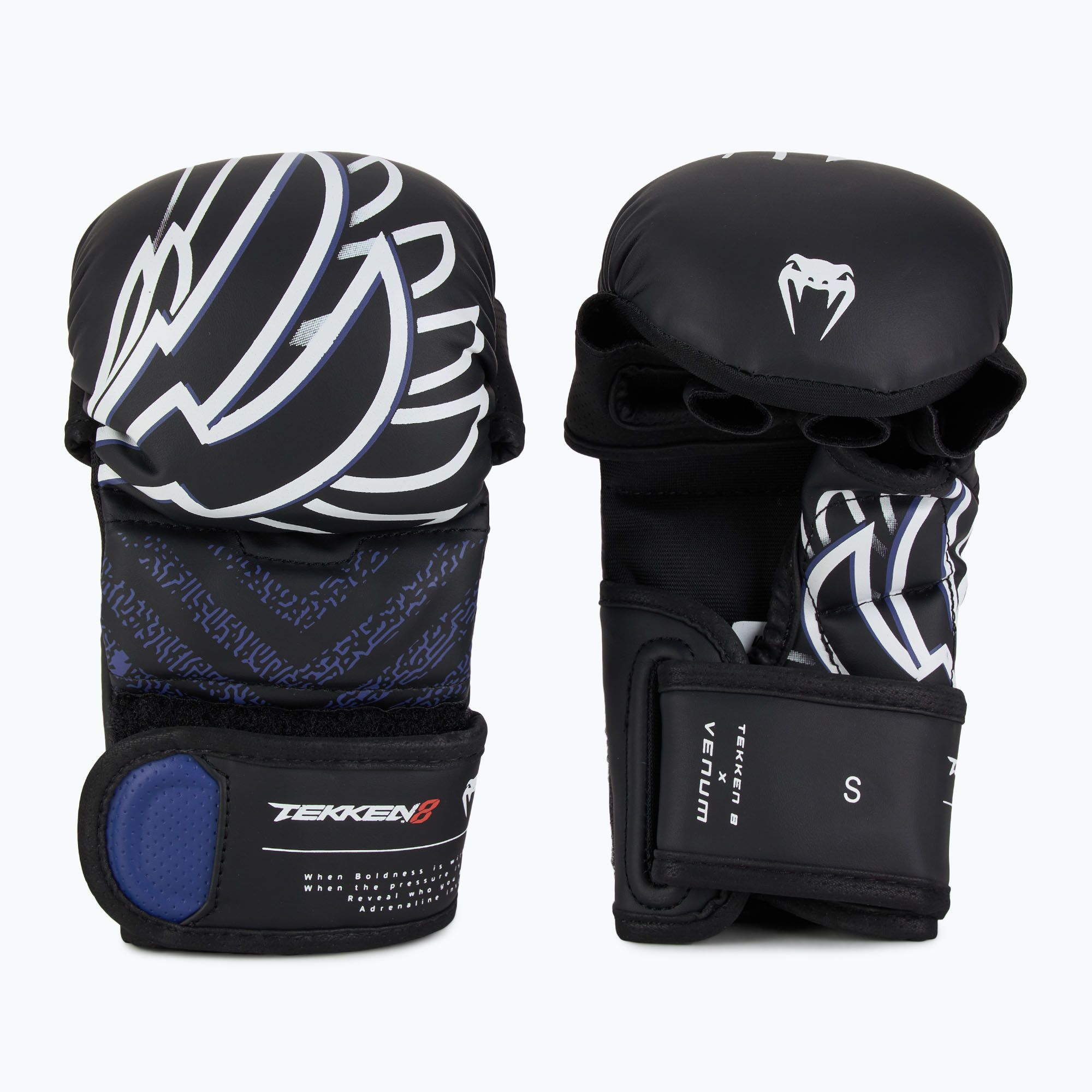 Rękawice sparingowe Venum x TEKKEN 8 - Jin Kazama MMA Sparring blue/black/white 