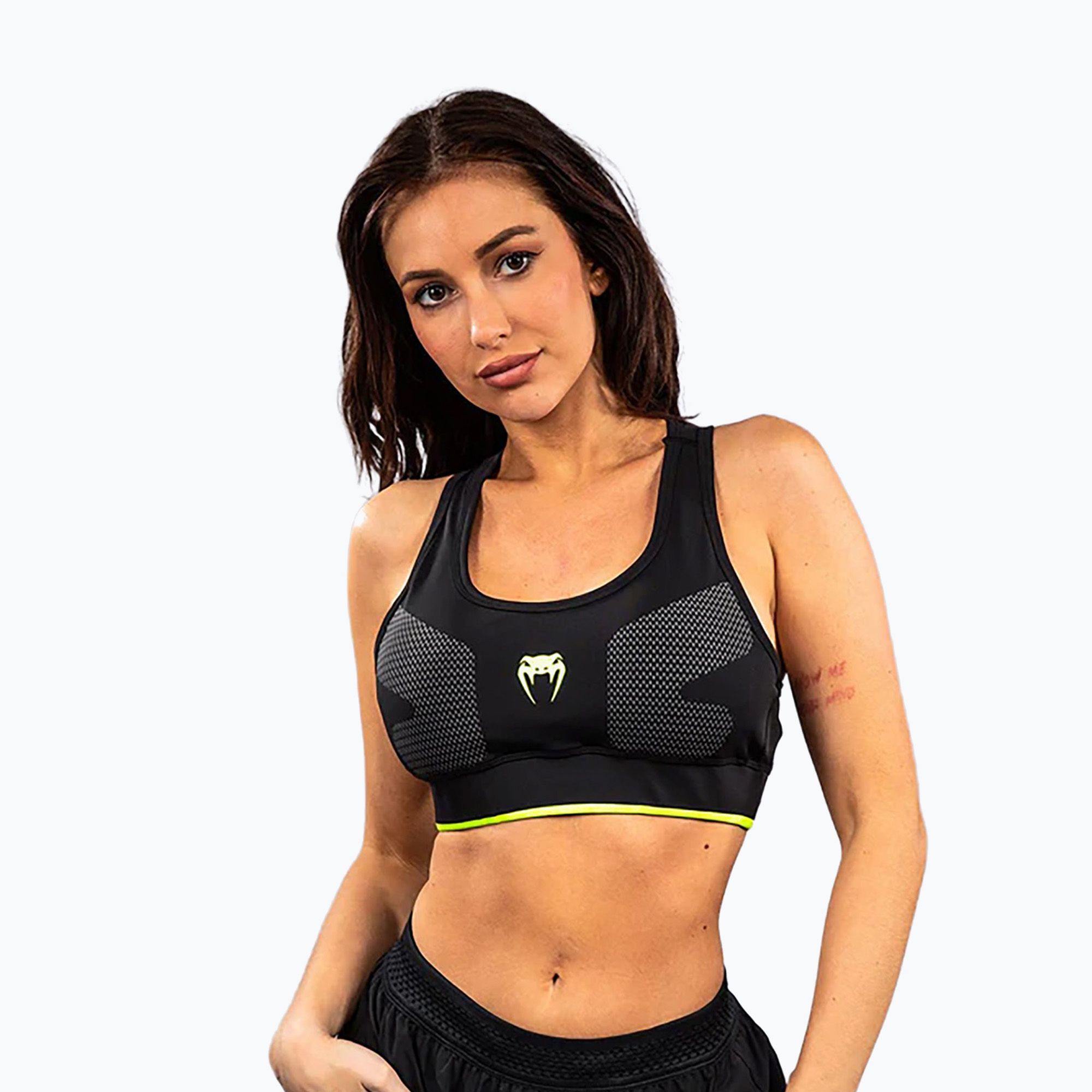 Biustonosz trenigowy Venum Training Camp 4.0 black/neo green 