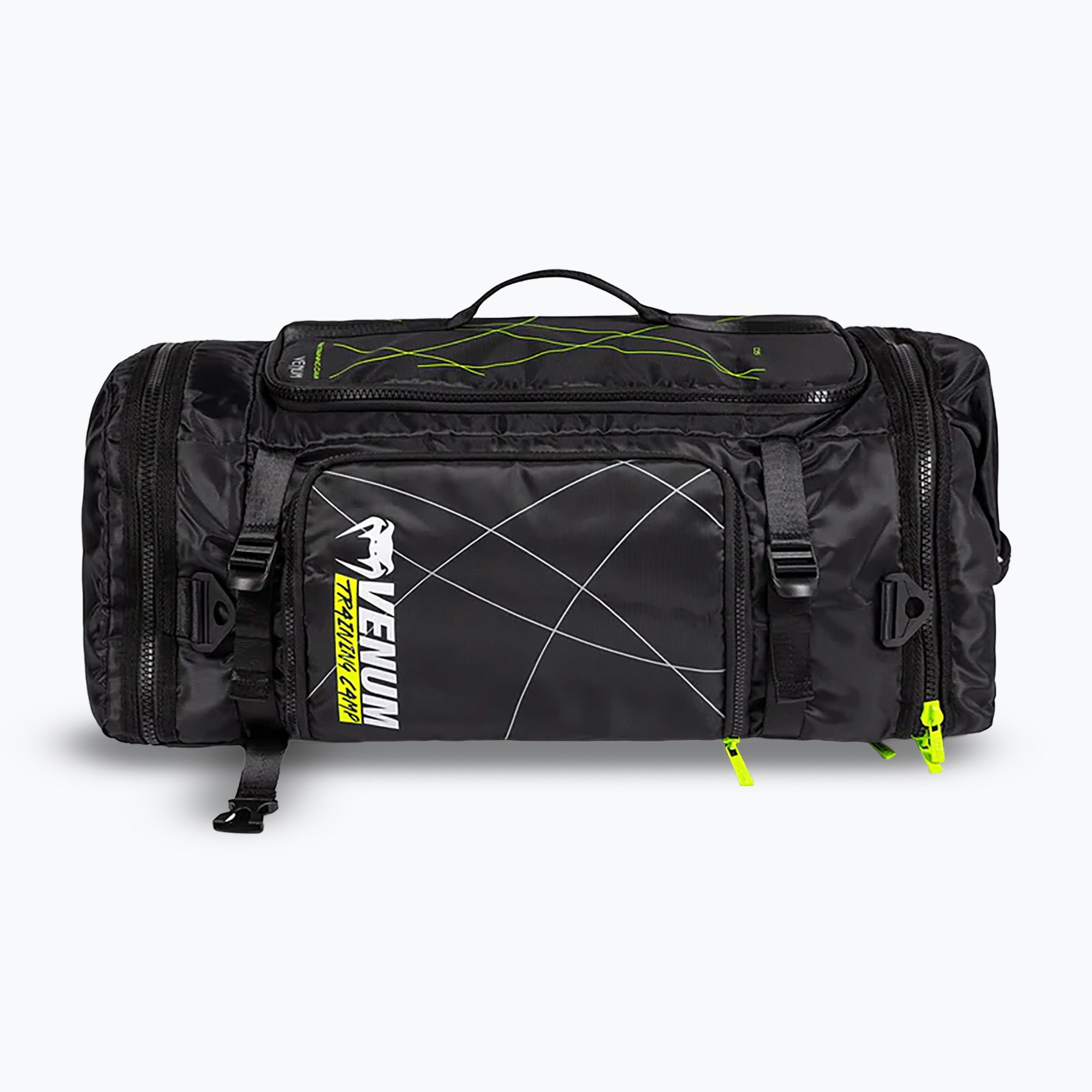 Torba treningowa 2w1 Venum Training Camp 4.0 63 l black/neo green 