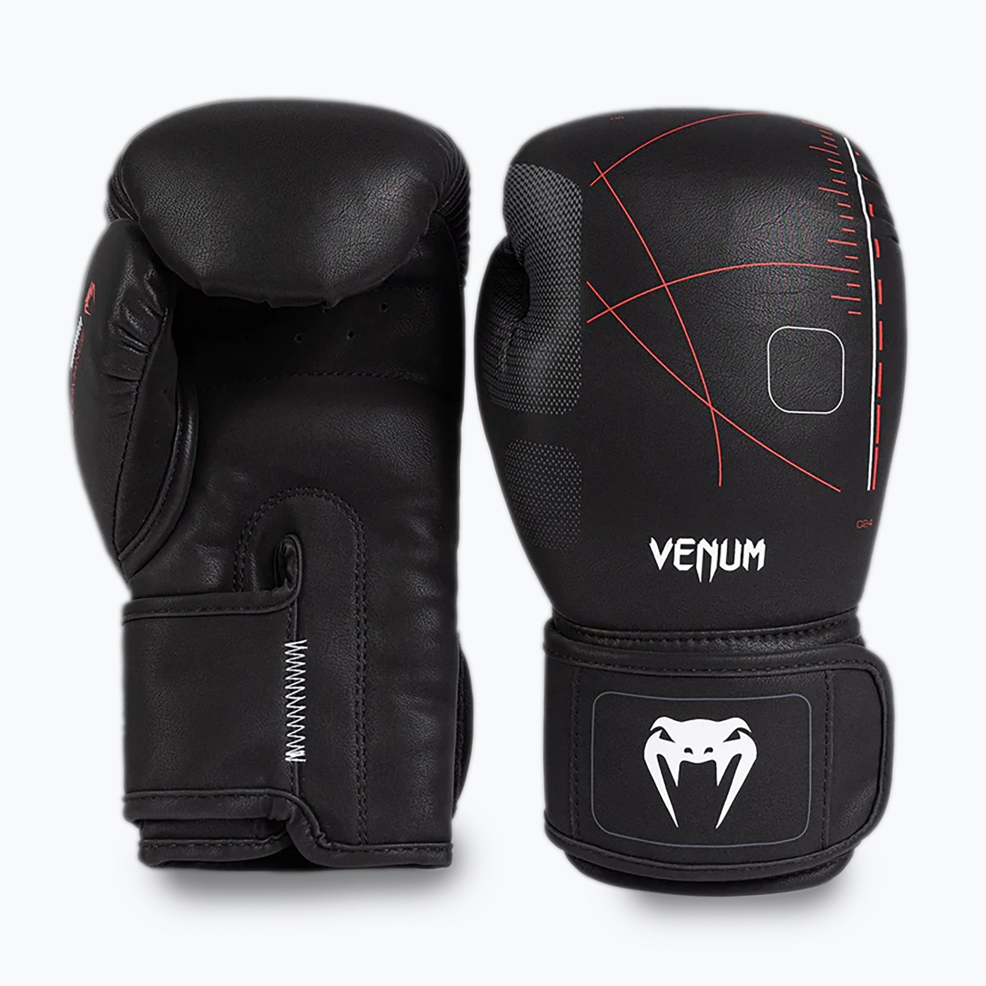 Rękawice sparingowe Venum Tactical XT black/fire red 
