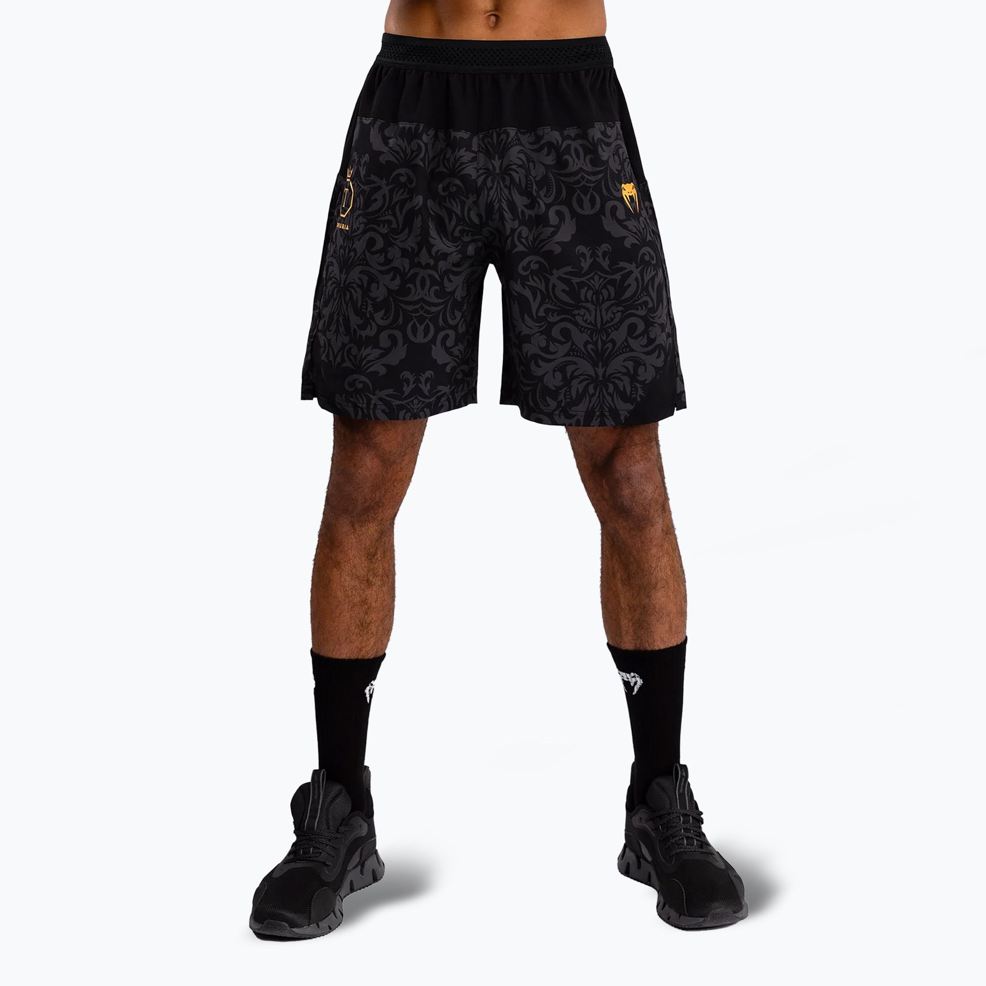 Spodenki treningowe męskie Venum x Ilia Topuria Unmatched Training black/gold 