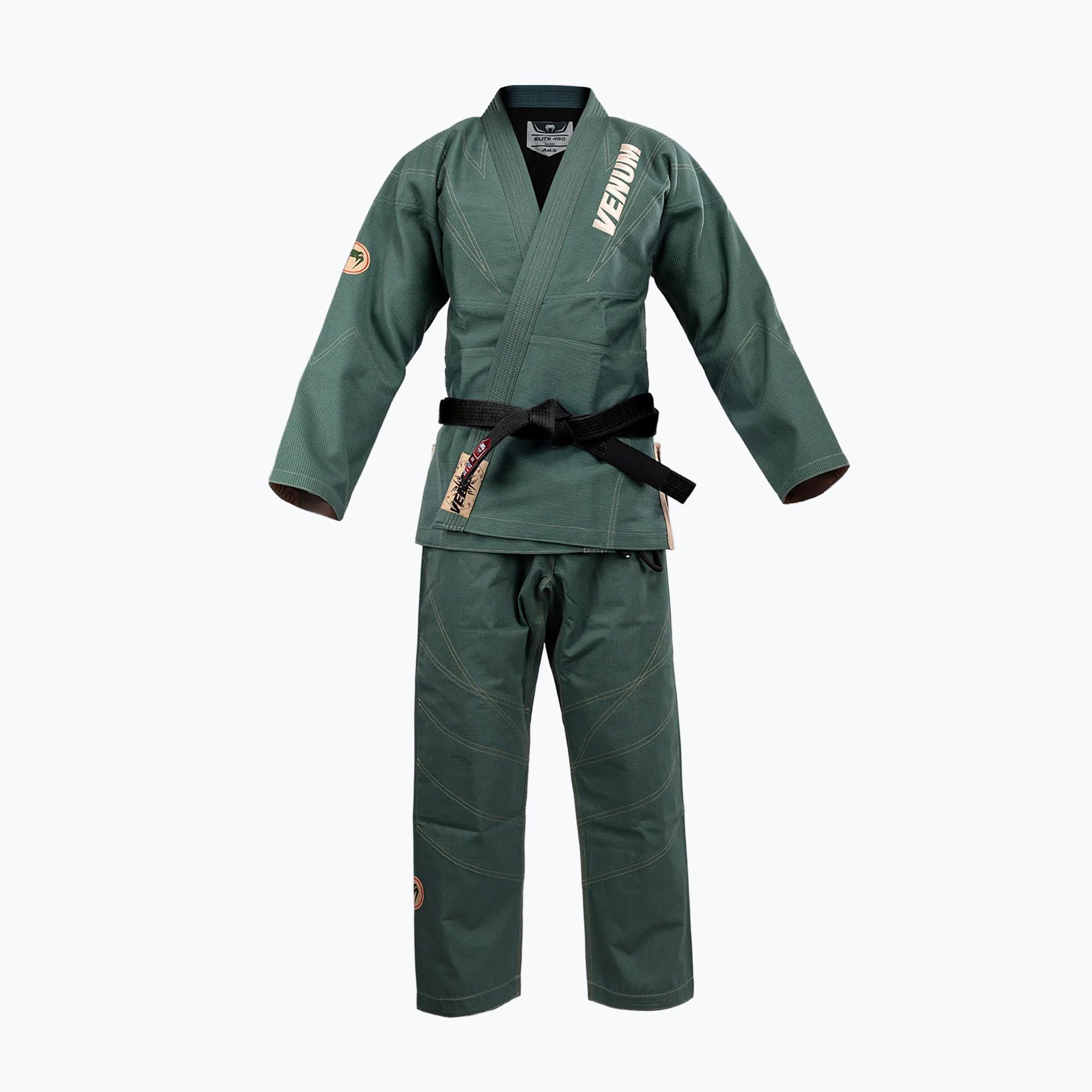 GI do brazylijskiego jiu-jitsu Venum Elite 5.0 forest green 