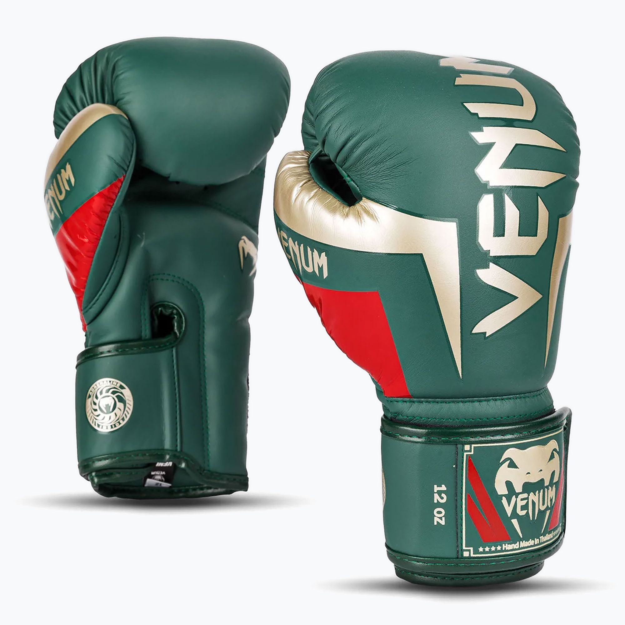 Rękawice bokserskie Venum Elite green 