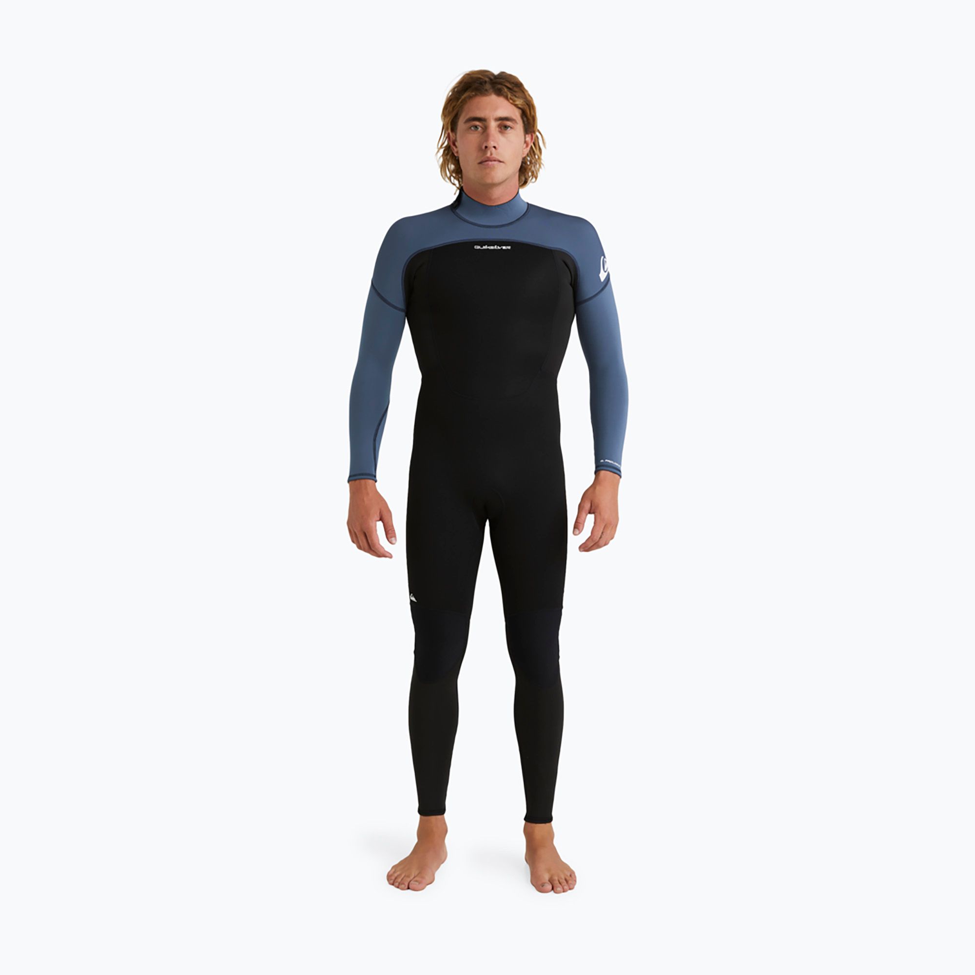 Pianka do pływania męska Quiksilver Prologue 3/2 mm Back Zip Flatlock black/bering 