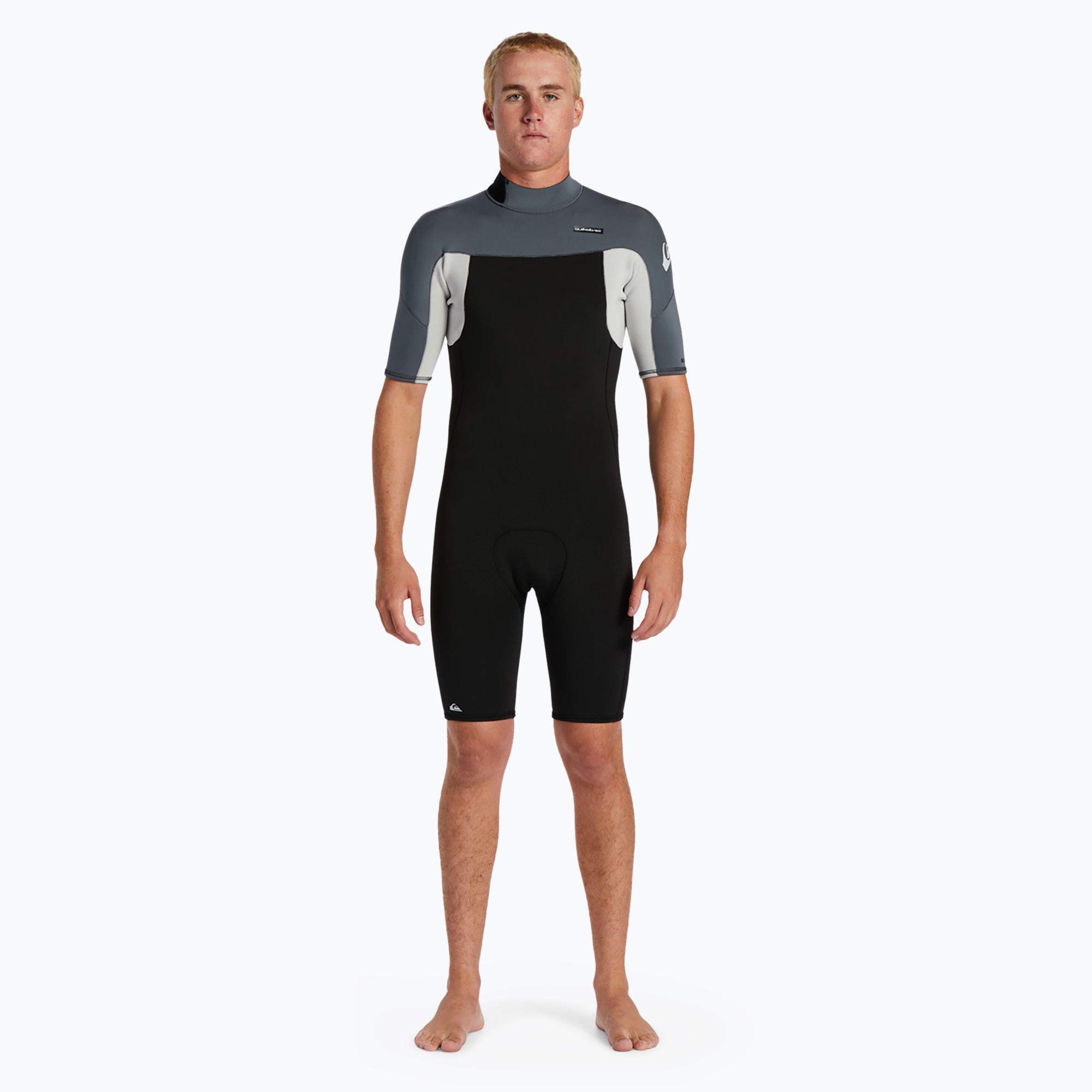 Pianka do pływania męska Quiksilver Everyday Sessions 2/2 mm Back Zip Springsuit black/ash 