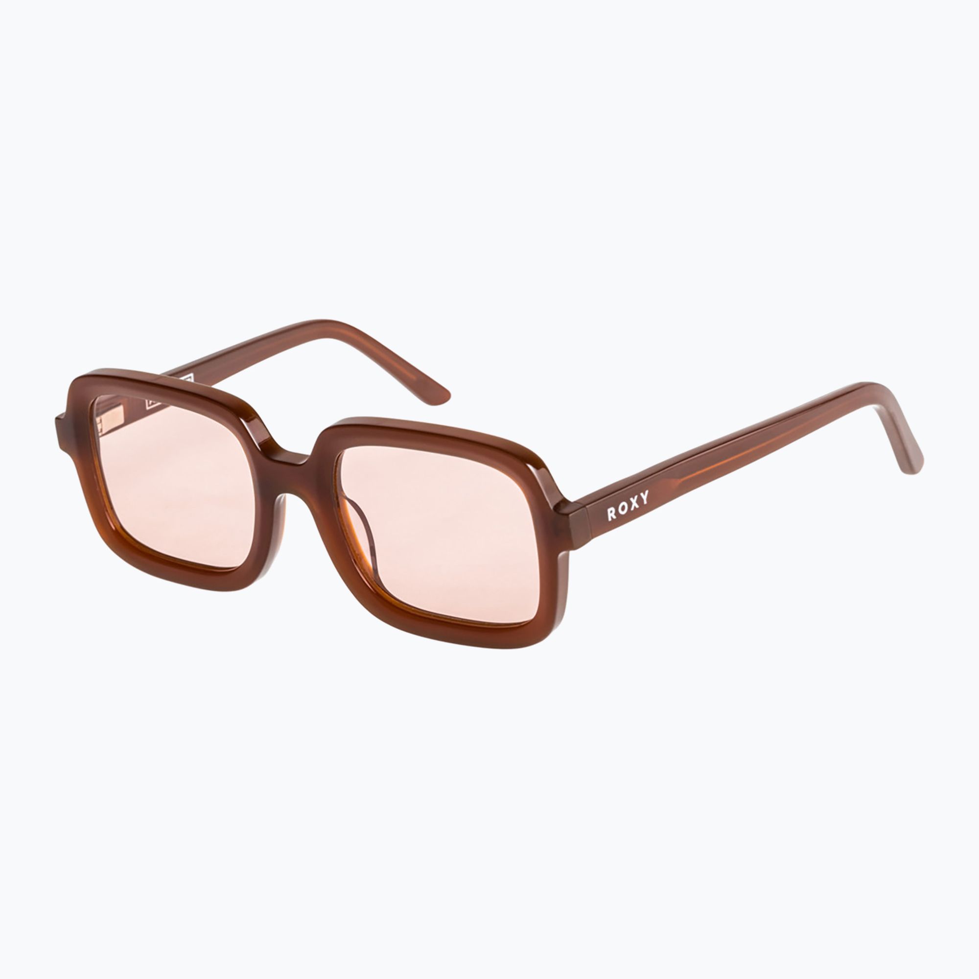 Okulary przeciwsłoneczne damskie ROXY Albahia shiny root beer/pink 