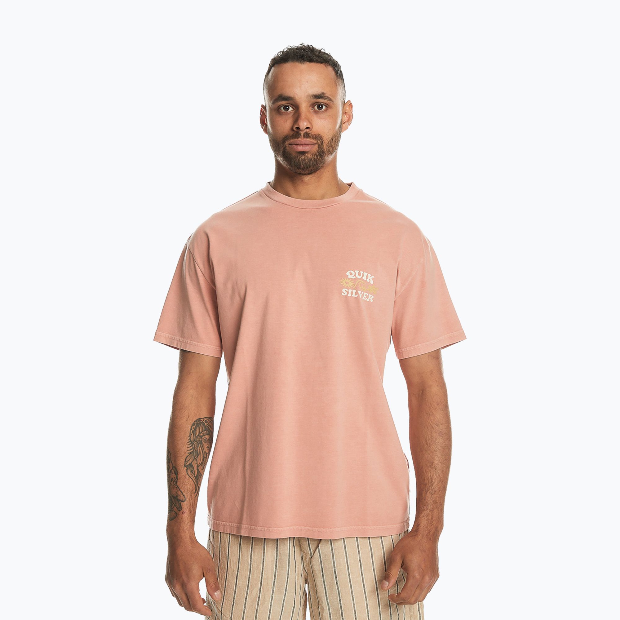Koszulka męska Quiksilver Lifes Quik canyon clay 