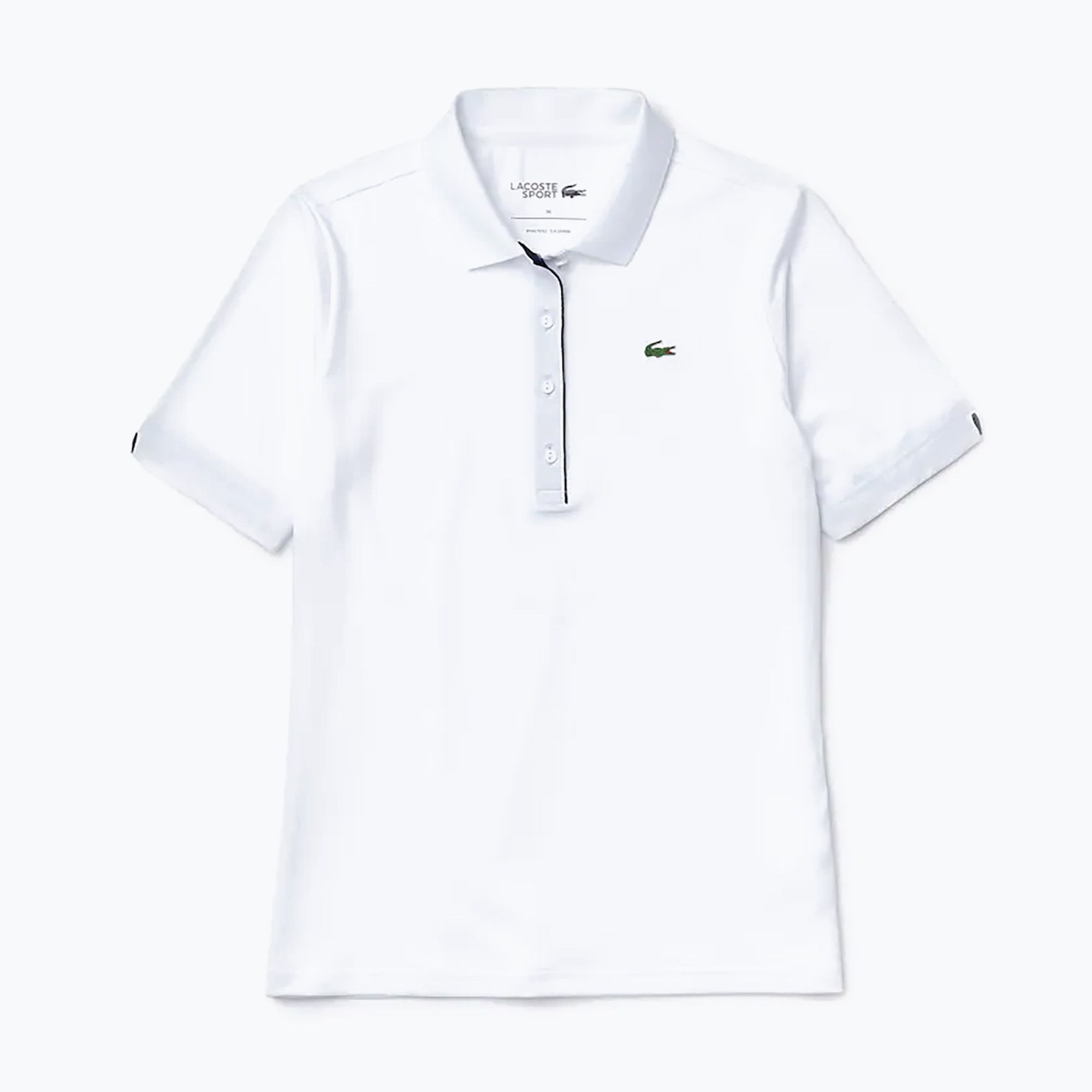 Koszulka polo damska Lacoste PF5179 white/navy blue 