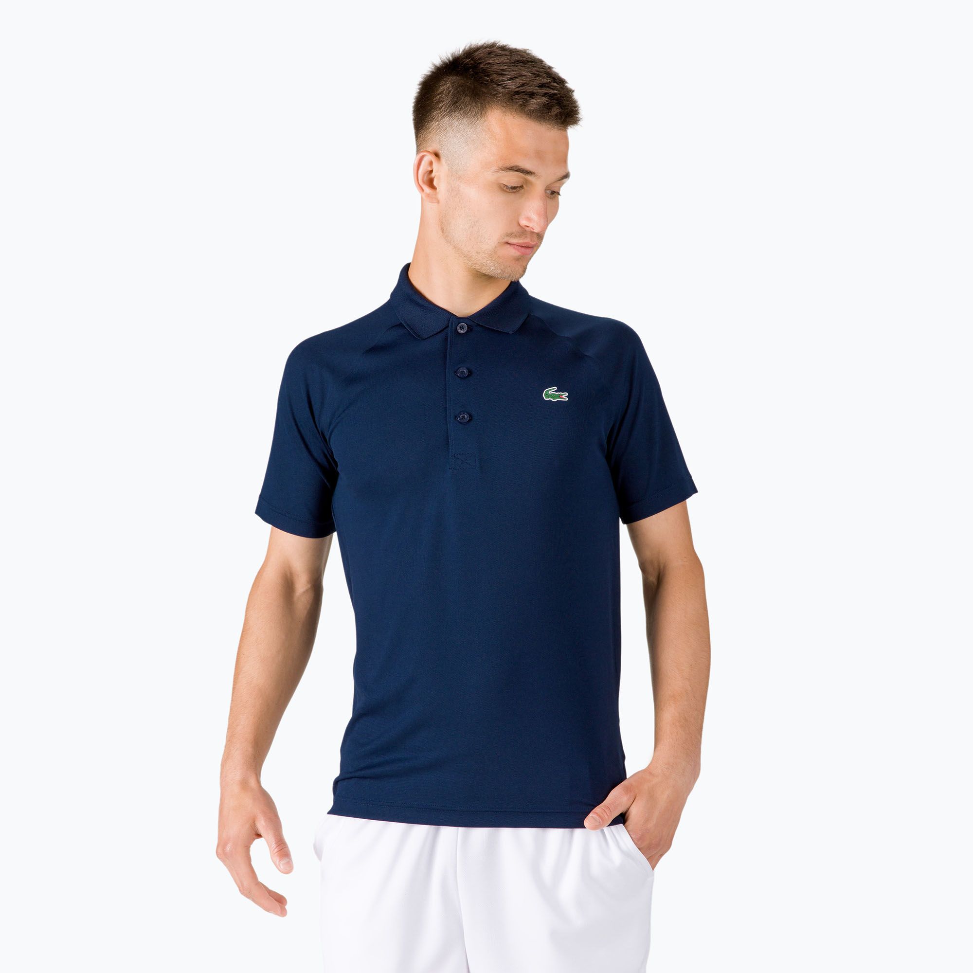 Koszulka polo męska Lacoste DH3201 navy blue 