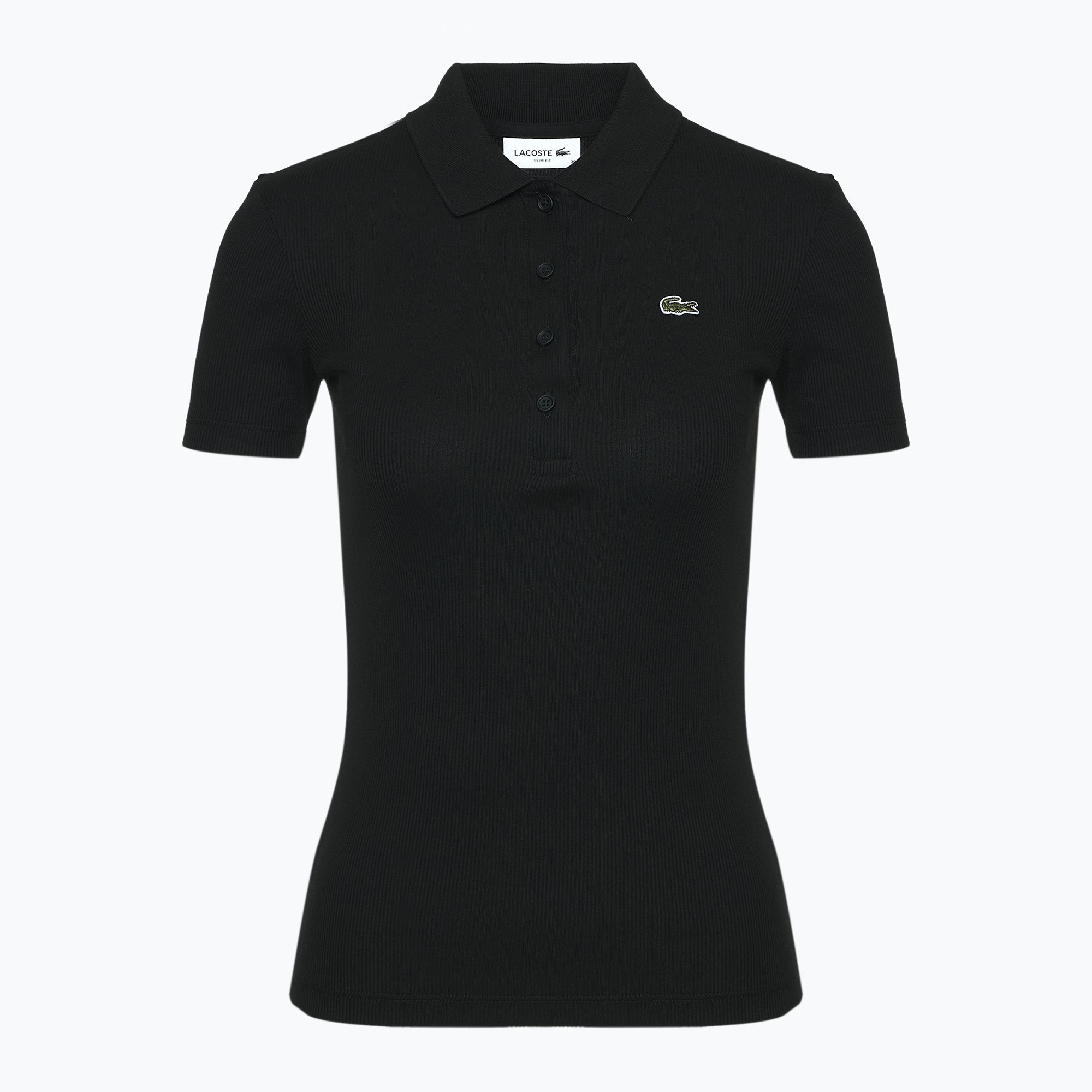 Koszulka polo damska Lacoste DF5377 black 
