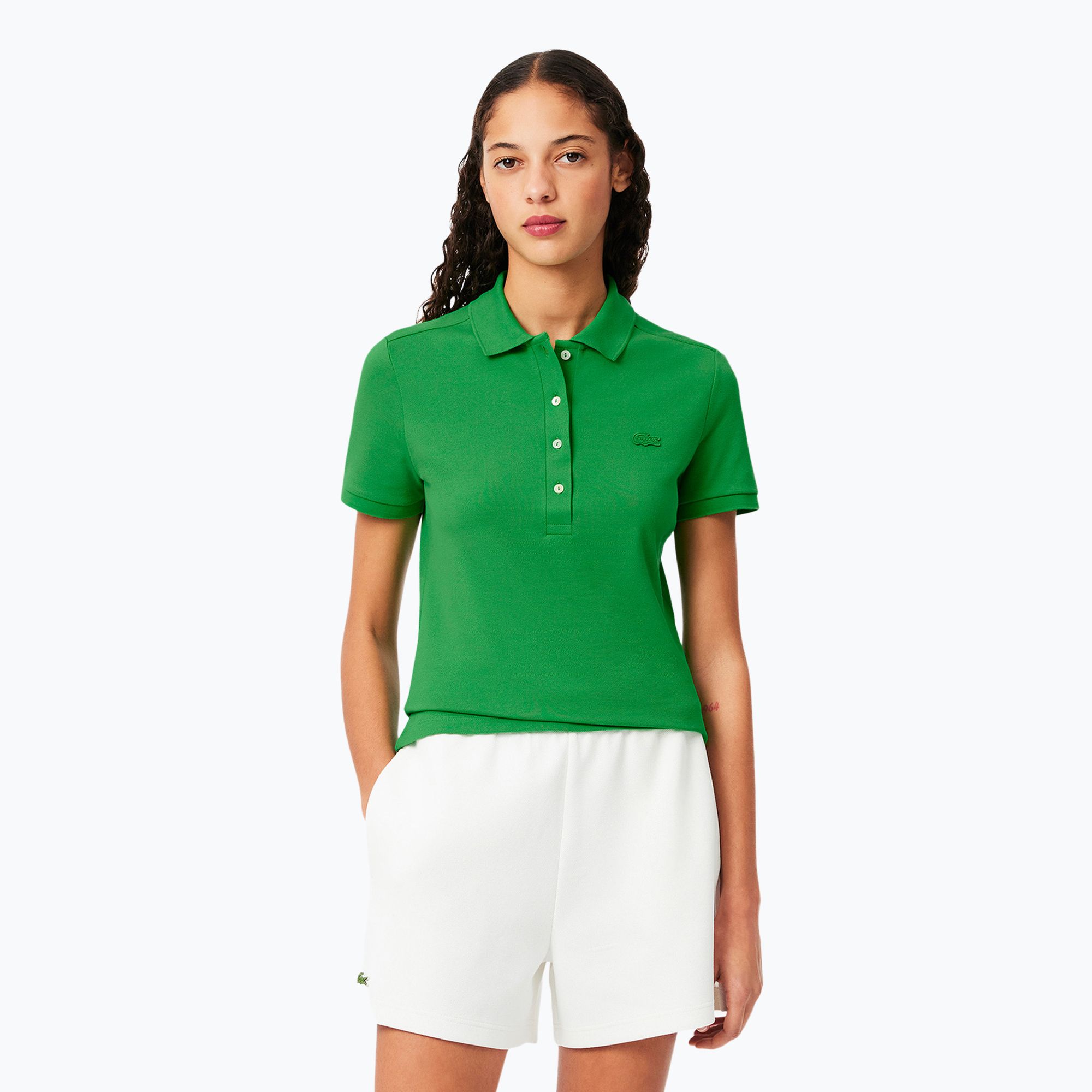 Koszulka polo damska Lacoste Polo PF5462 calathea 