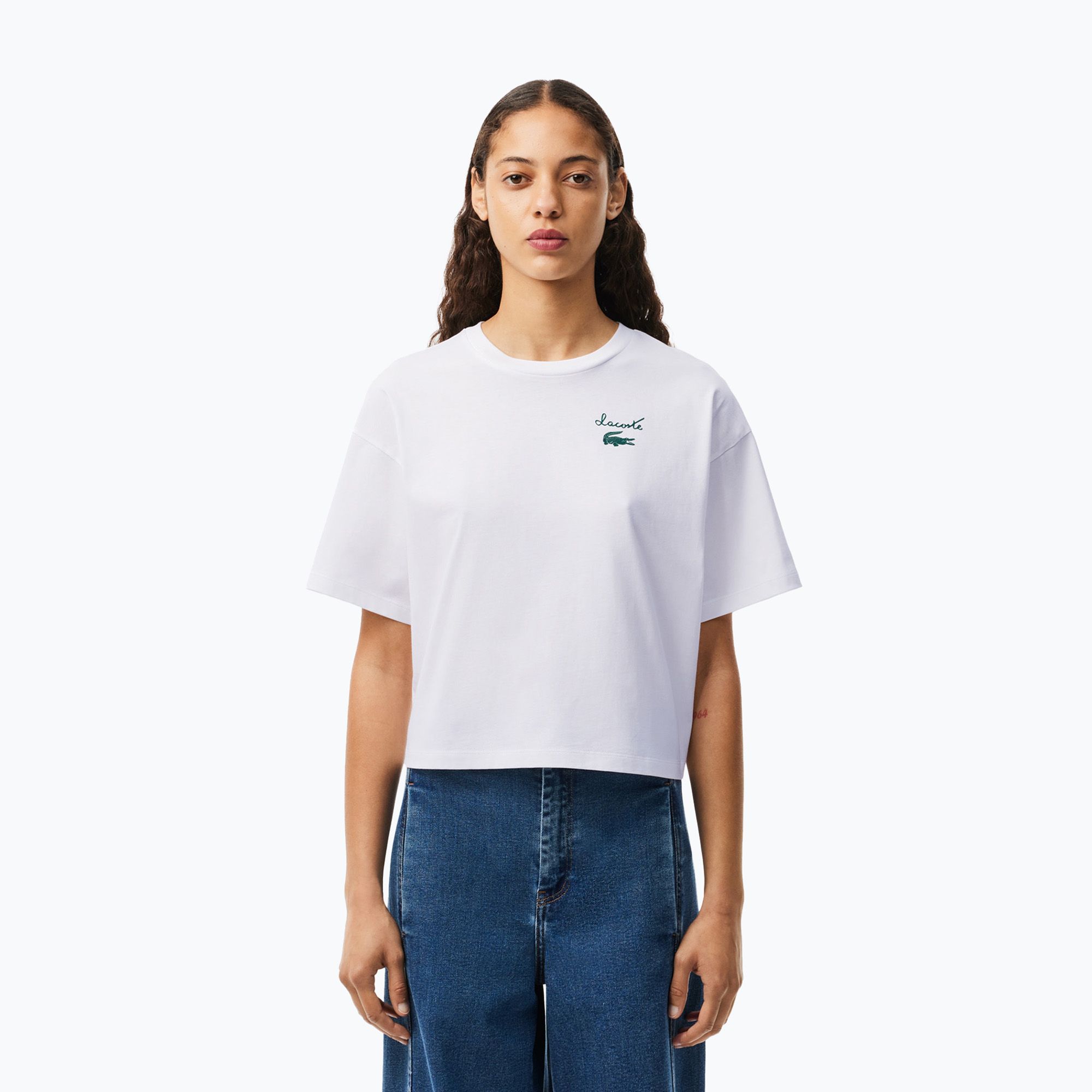 Koszulka damska Lacoste TF2523 flour 
