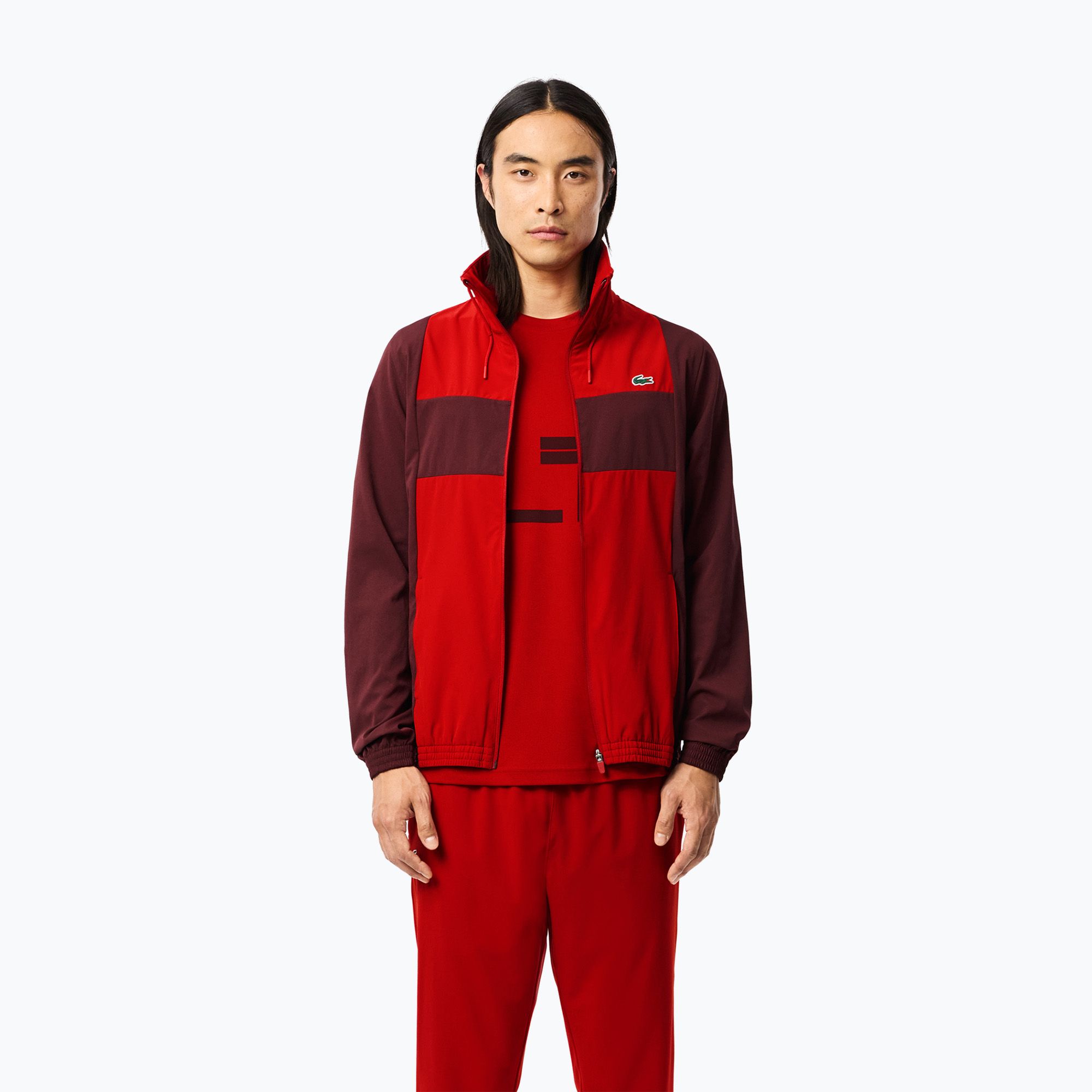 Dres męski Lacoste WH2522 expresso/opera 