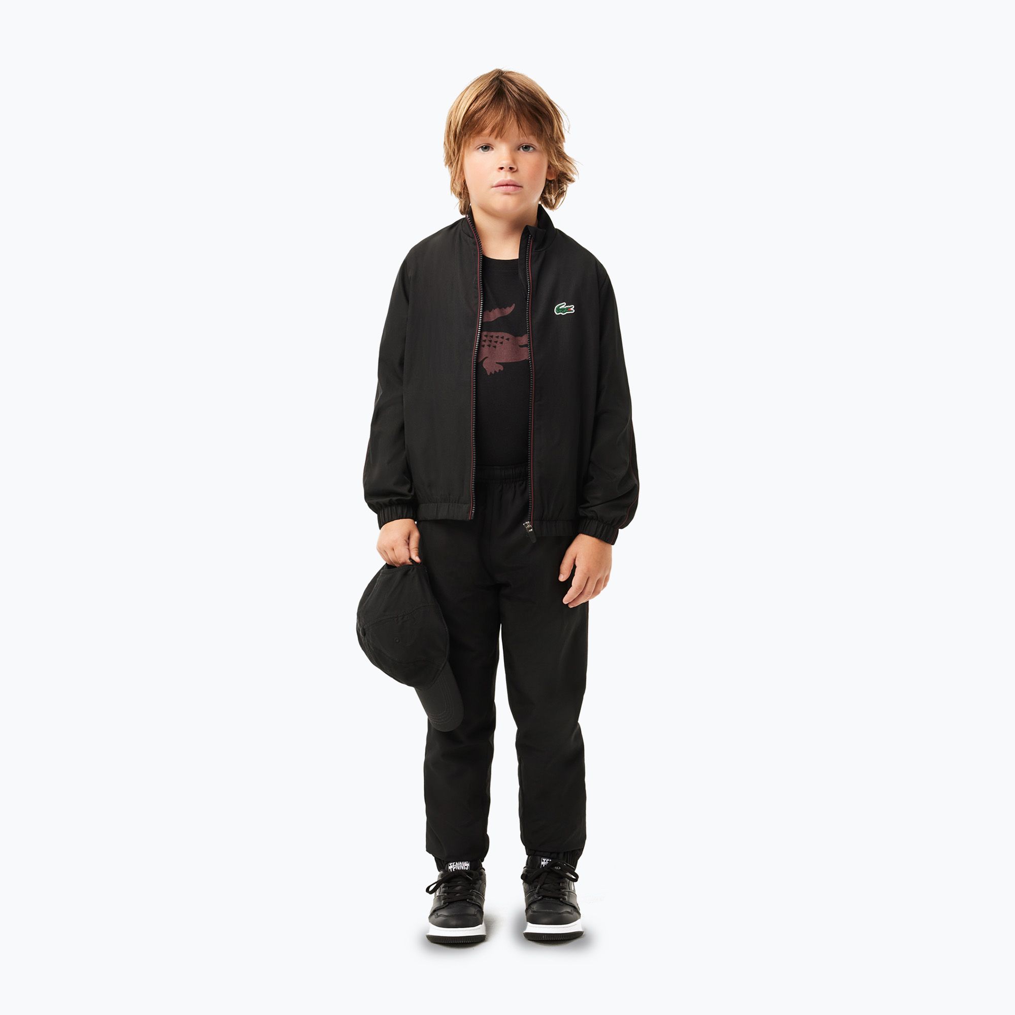 Dres dziecięcy Lacoste WJ2450 black/expresso 