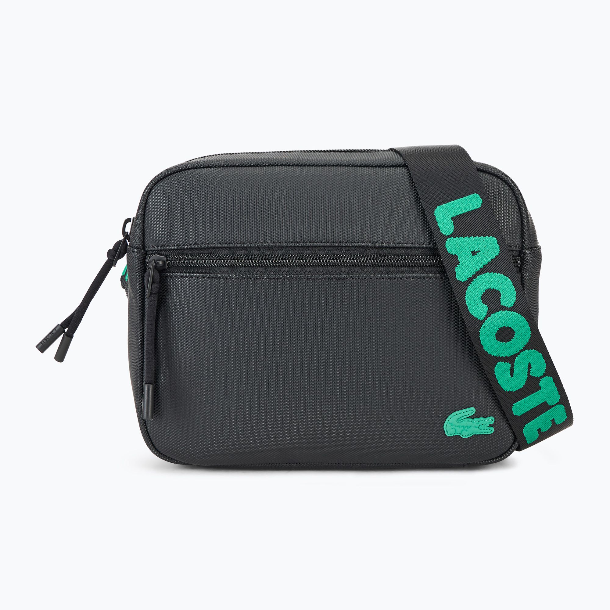 Saszetka męska Lacoste NH4798TX jacquard webbing noir 