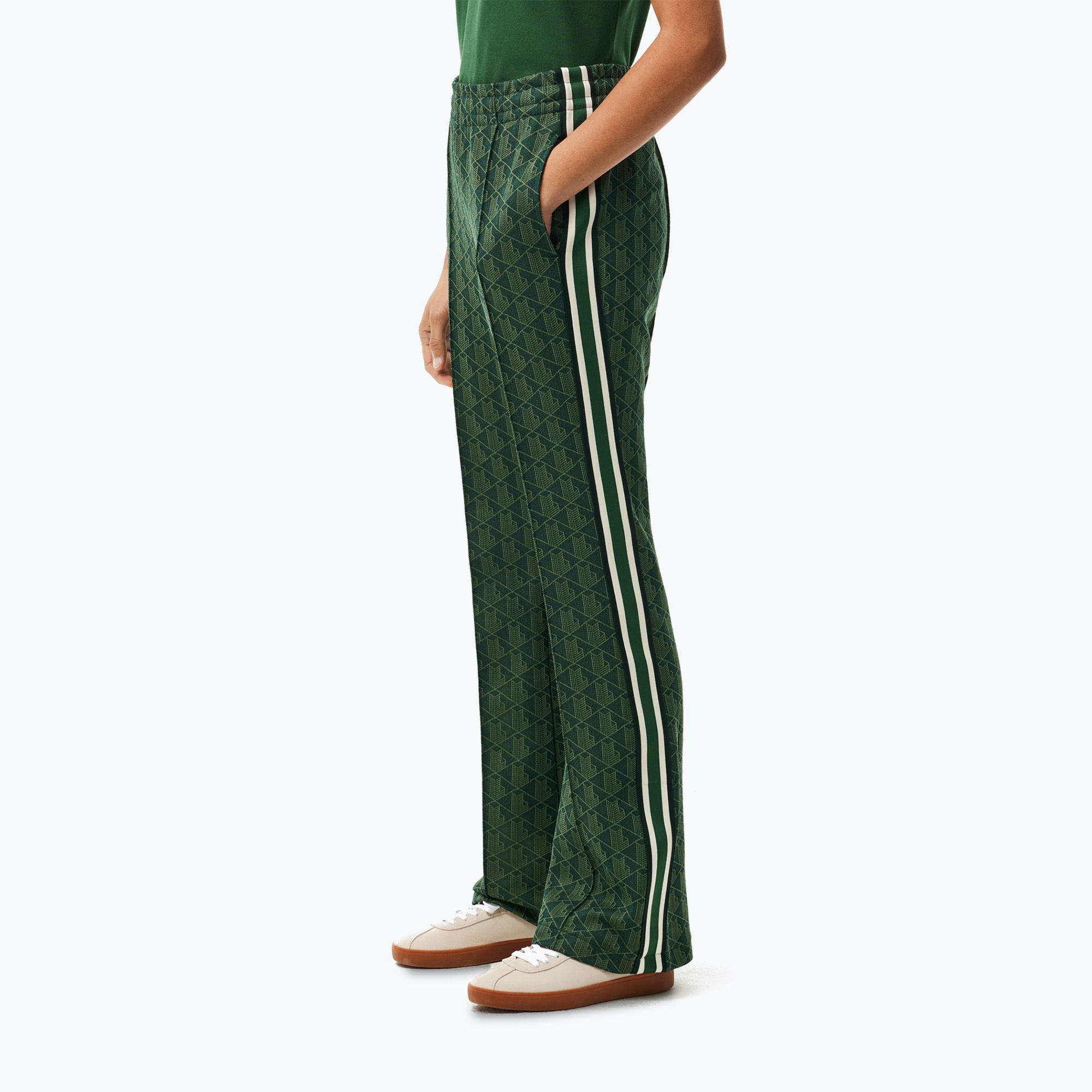 Spodnie damskie Lacoste XF9313 sinople/khaki 