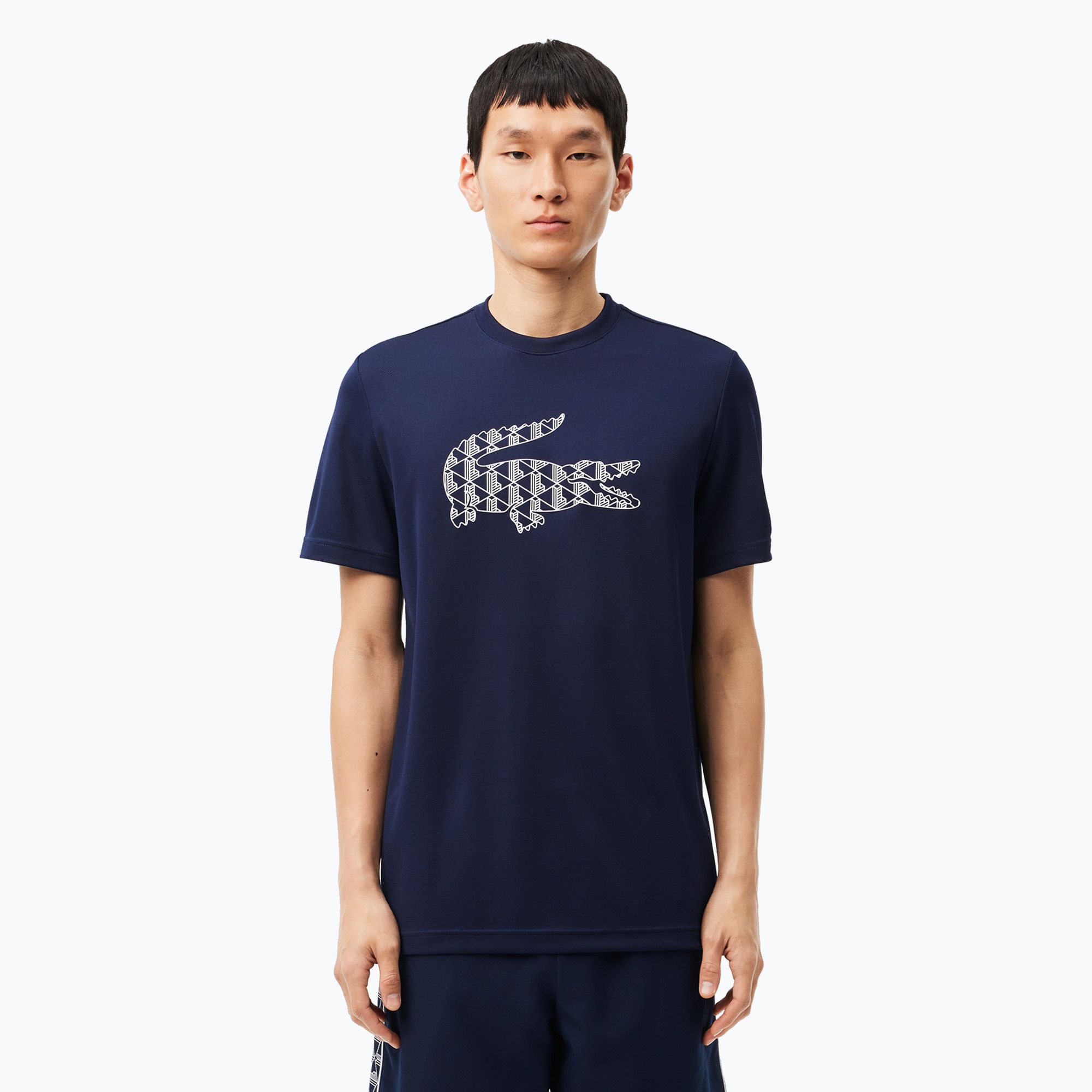 Koszulka męska Lacoste TH2623 navy blue 