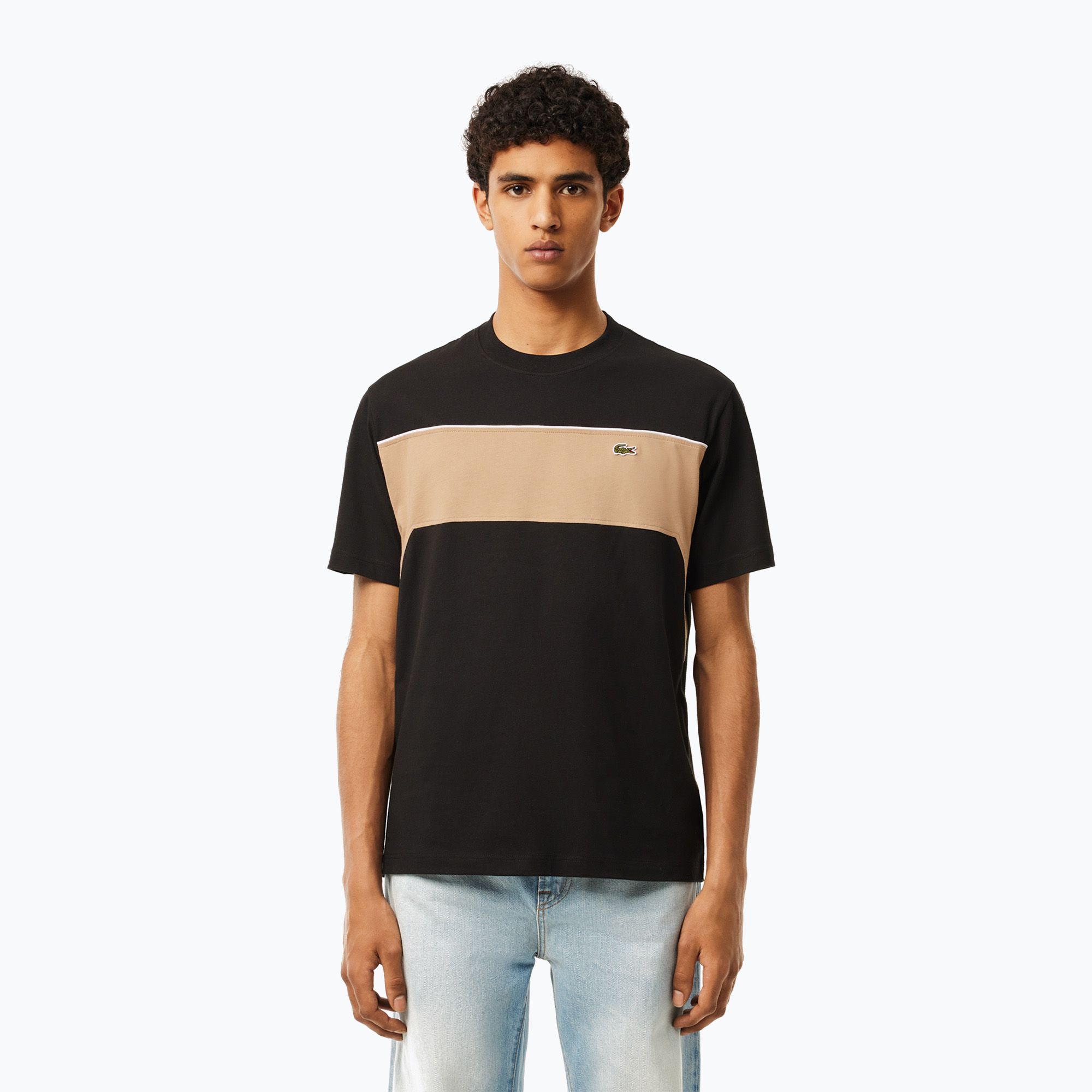 Koszulka męska Lacoste TH2853 black/viennese 
