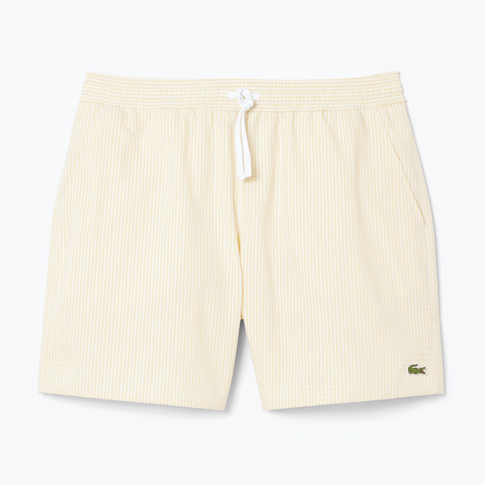 Szorty kąpielowe męskie Lacoste MH9089 white/yellow 