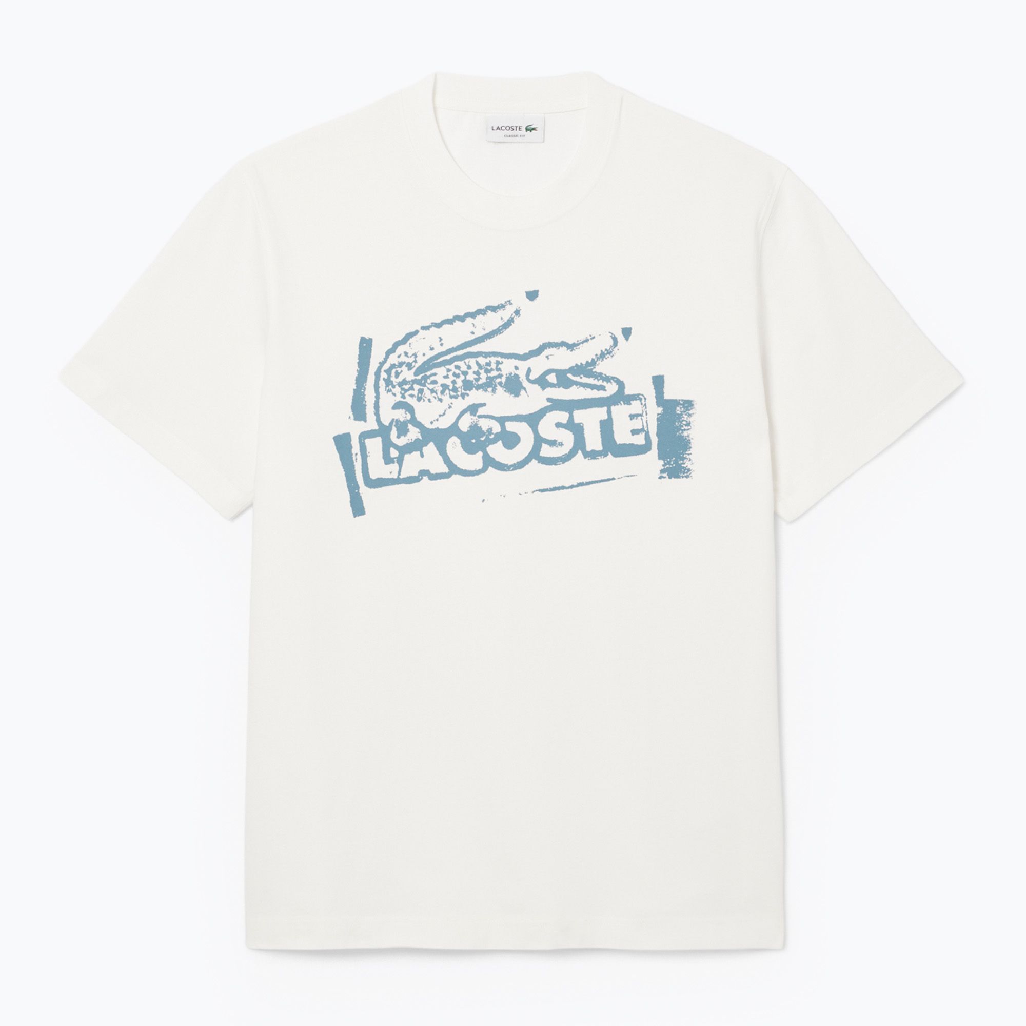 Koszulka męska Lacoste TH0284 flour/limestone 