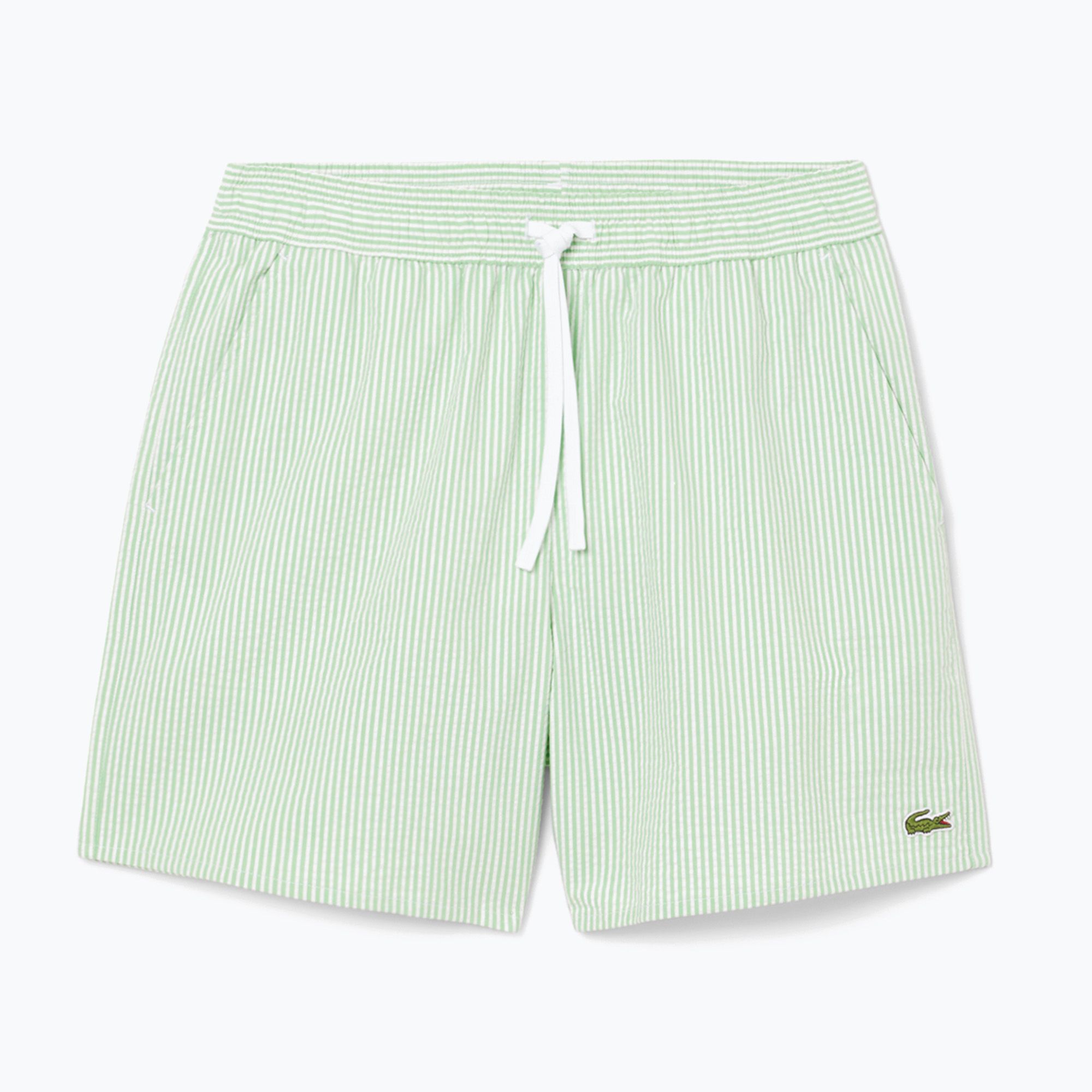 Szorty kąpielowe męskie Lacoste MH9089 white/liamone 