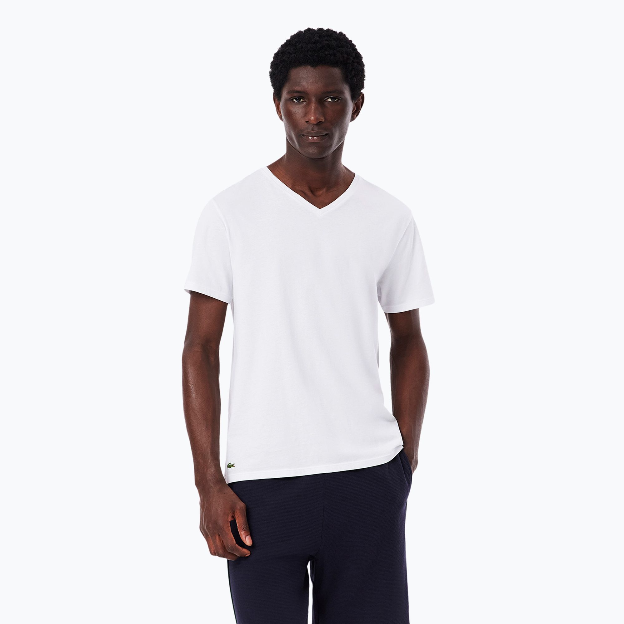 Koszulka męska Lacoste TH9008 3-pak white 