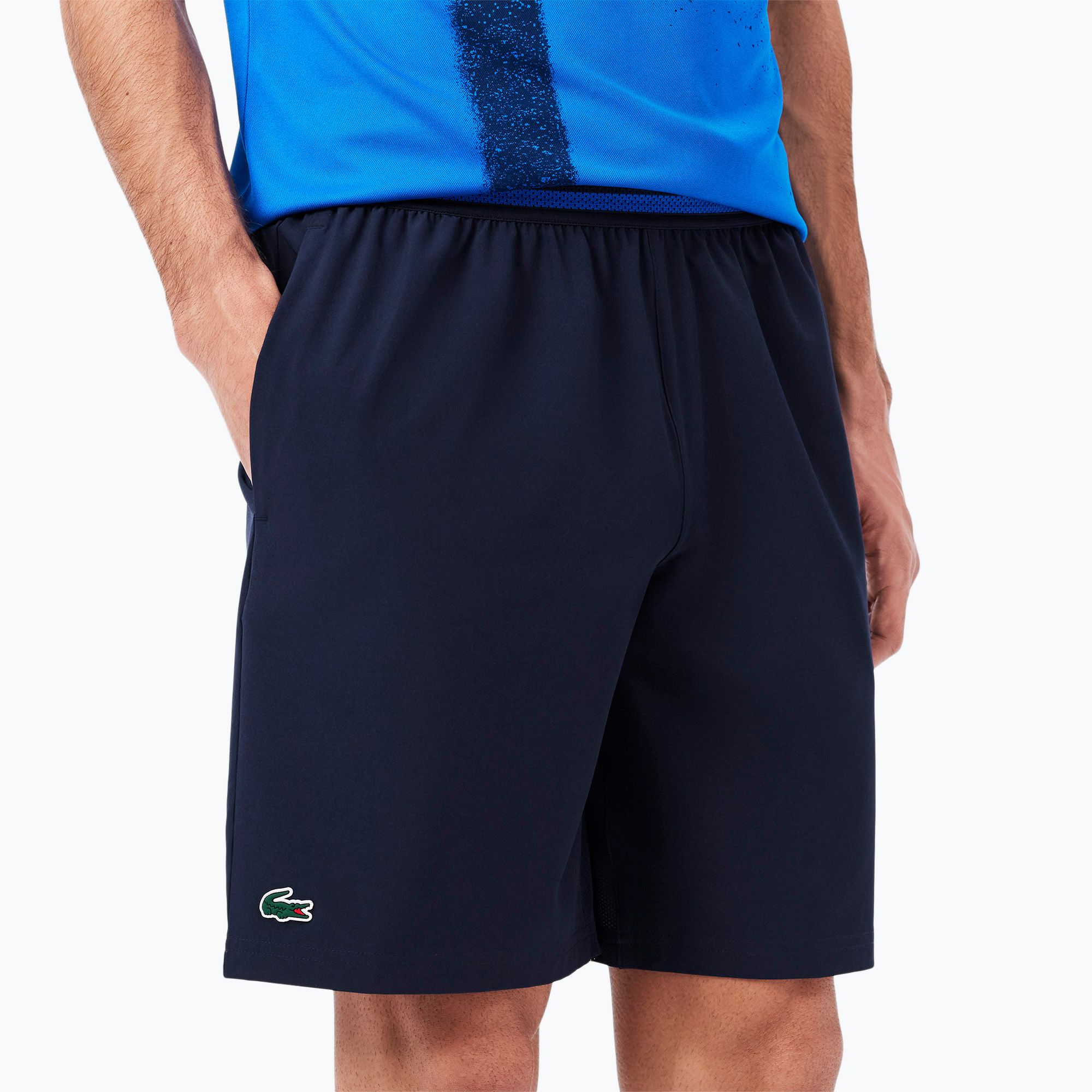 Spodenki tenisowe męskie Lacoste GH7413 navy blue/gipsy blue 