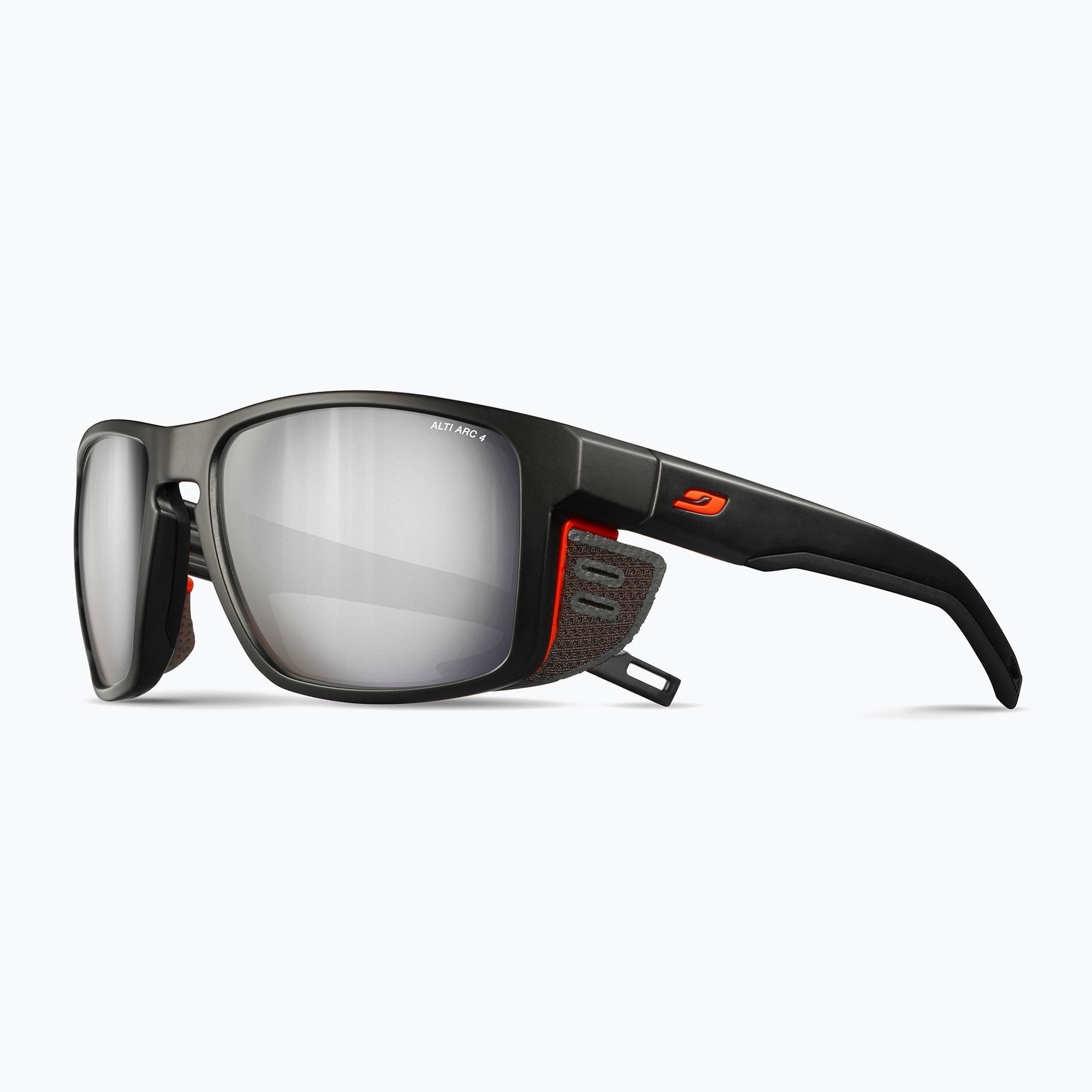 Okulary przeciwsłoneczne Julbo Shield Alti Arc 4+ matte black/orange 