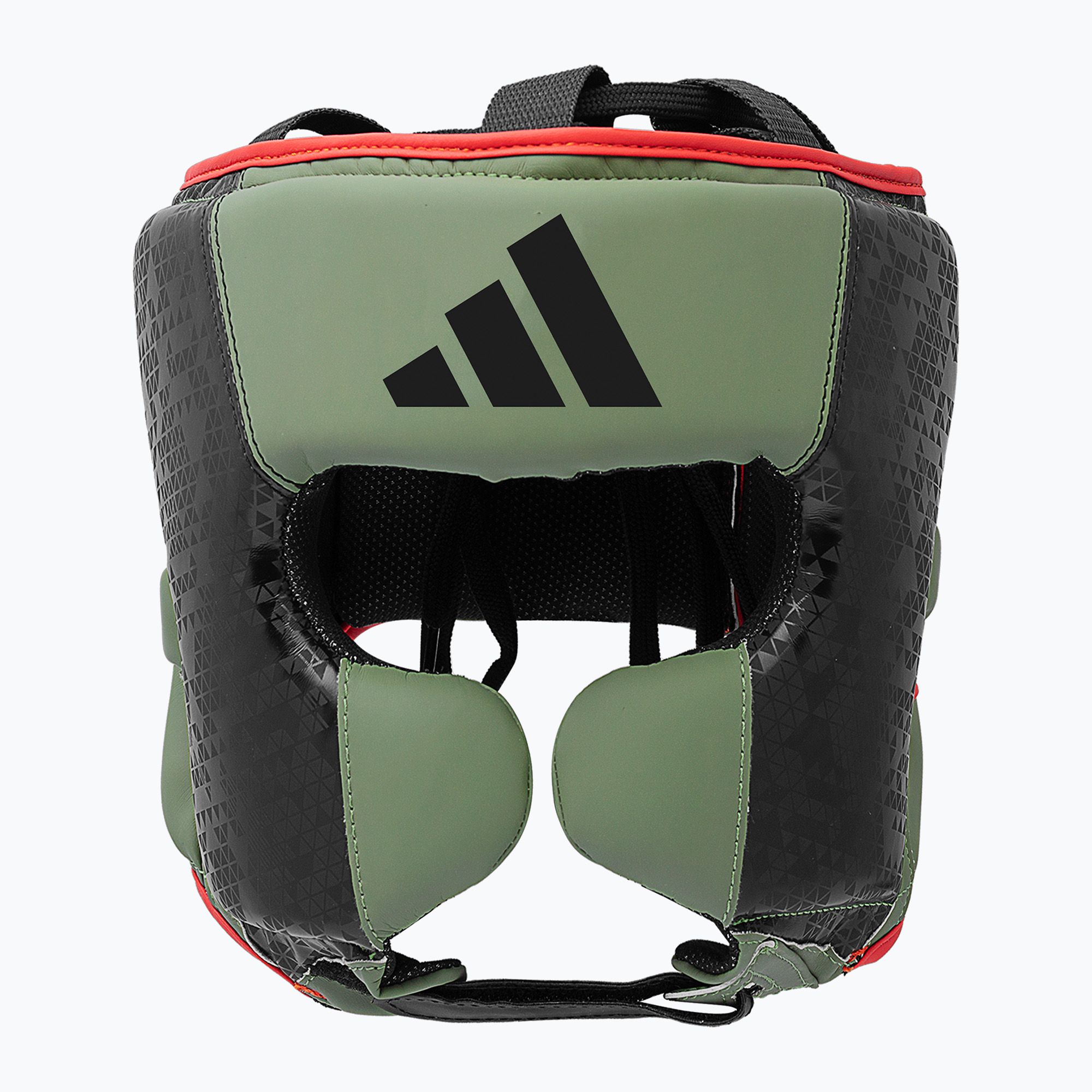 Kask bokserski adidas Combat 50 HG black/olive 